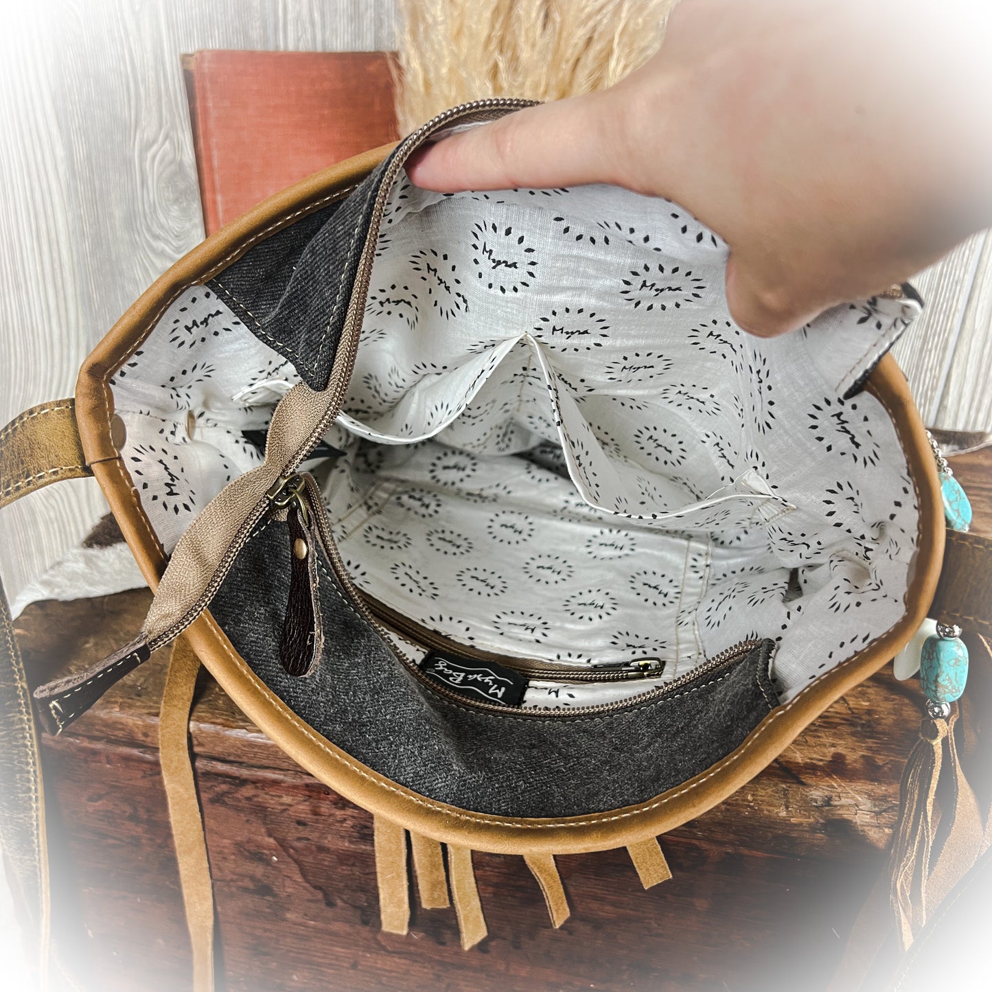 Coyote Bluff Fringed Concealed Carry Purse