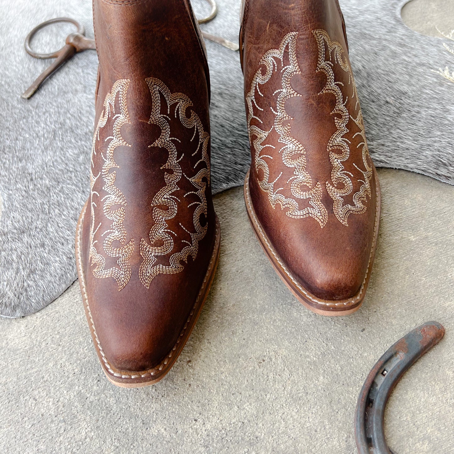 Willow Leather Booties