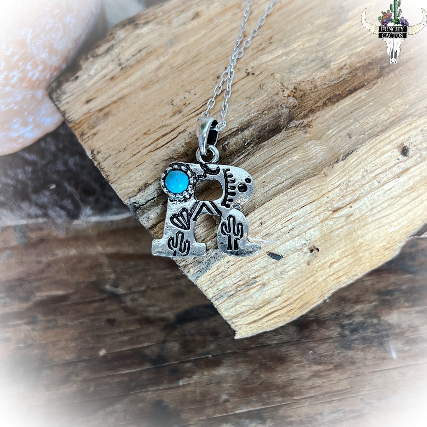 Western Initial Necklace