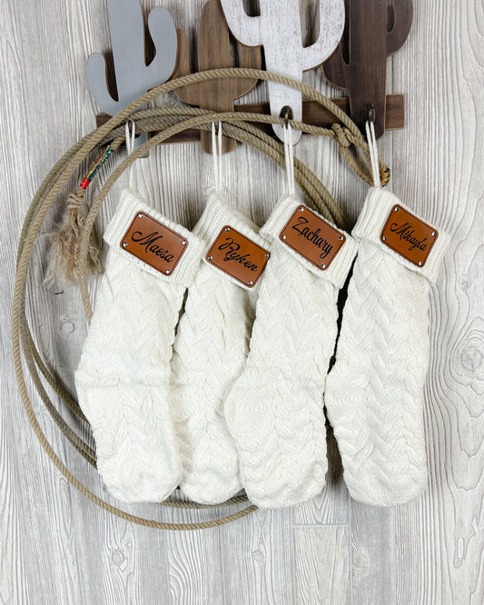 Custom Patch Christmas Stocking