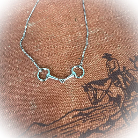 Western Sterling Silver Bit Necklace