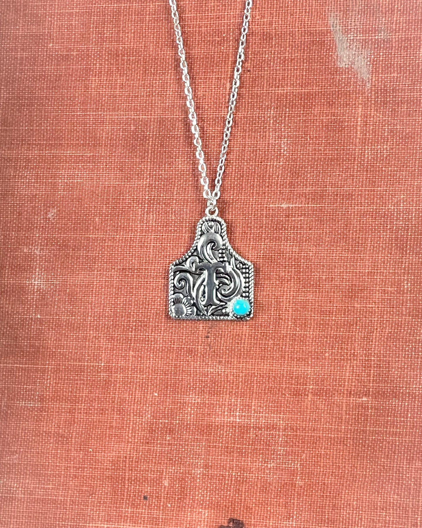 Initial Western Necklace