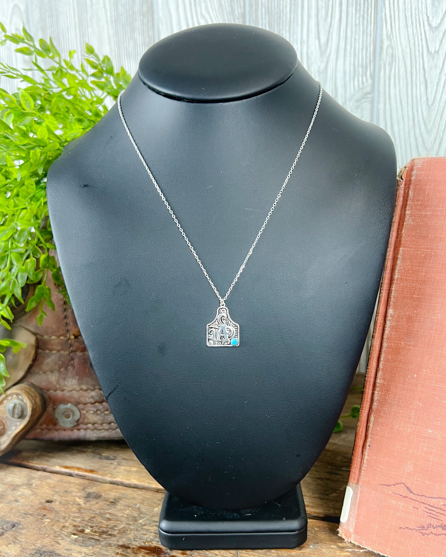 Initial Western Necklace