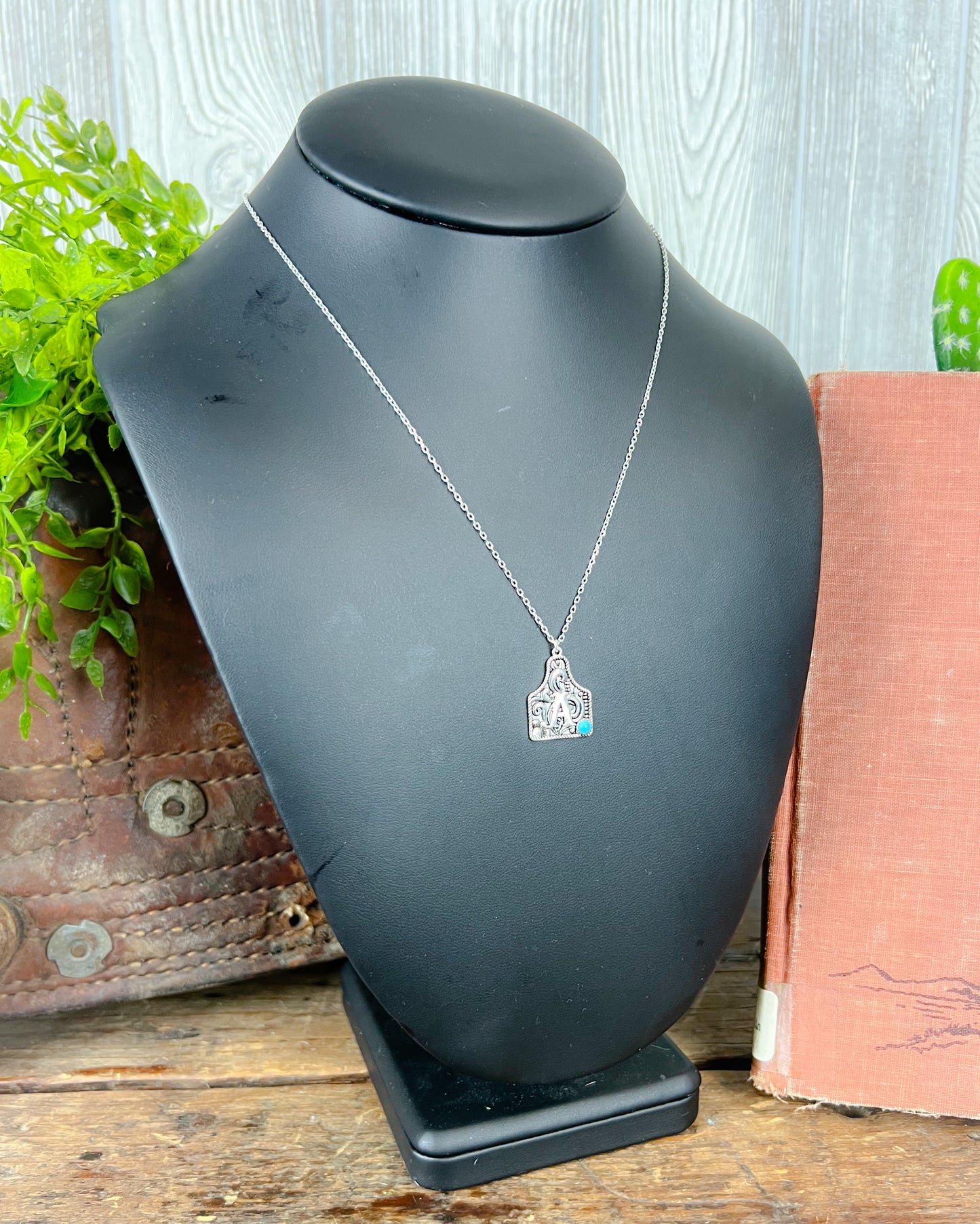 Initial Western Necklace