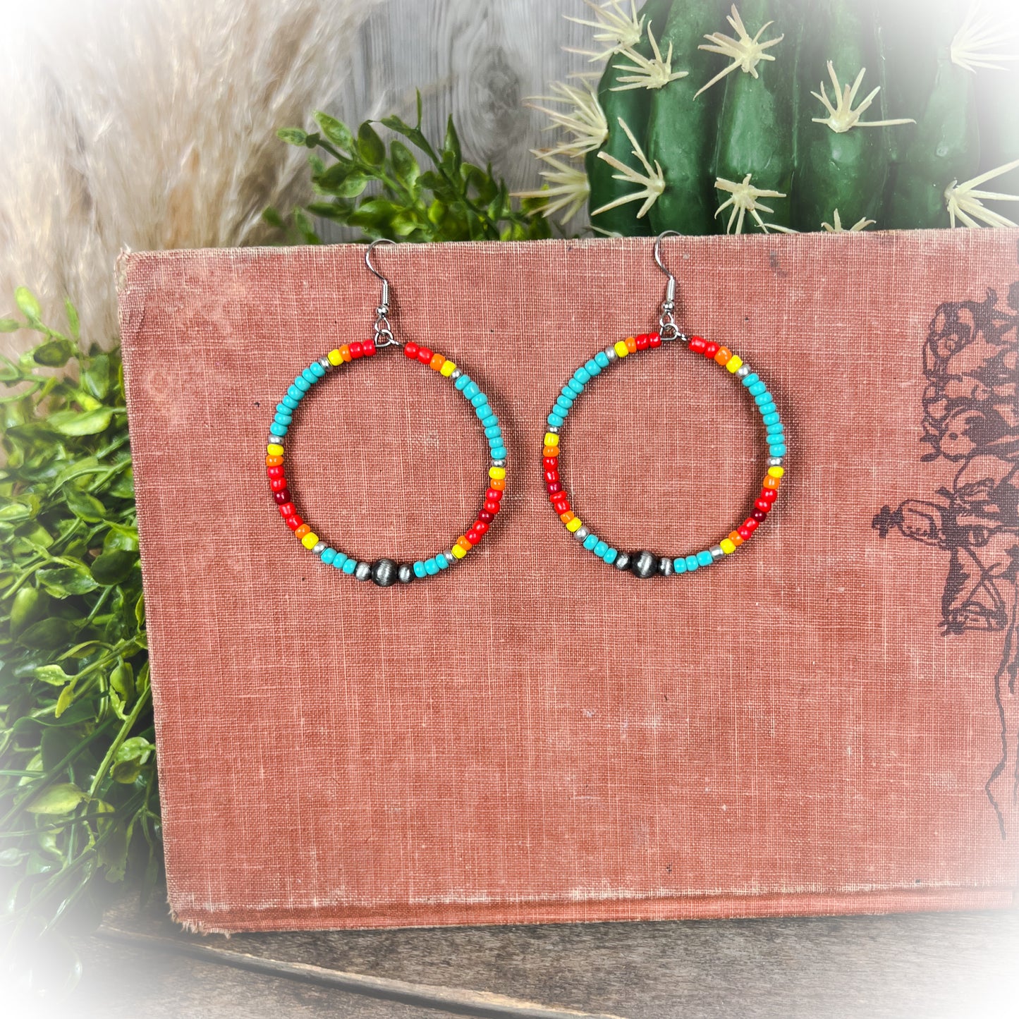 Western Seed Bead Earrings