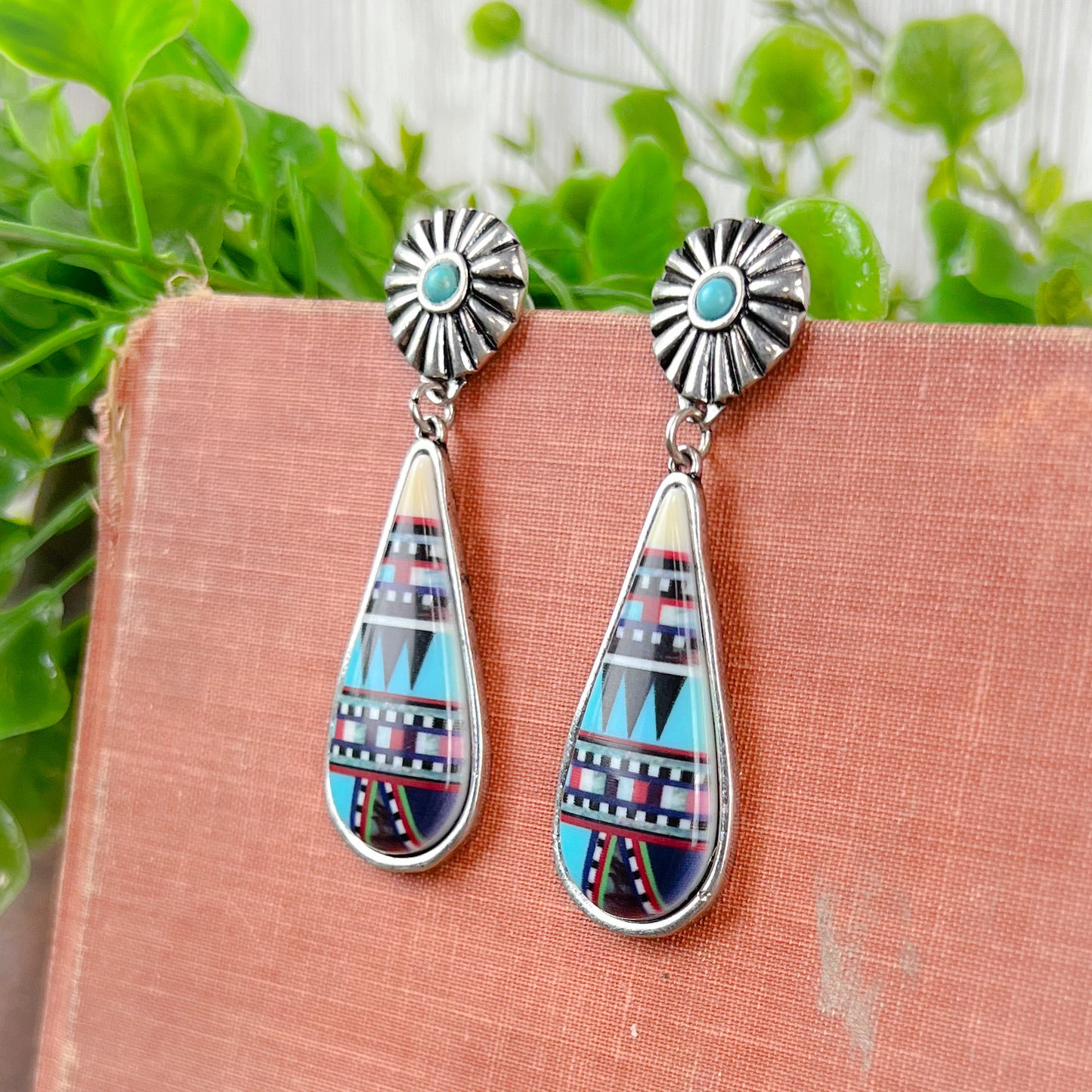 Have It Western Printed Earrings