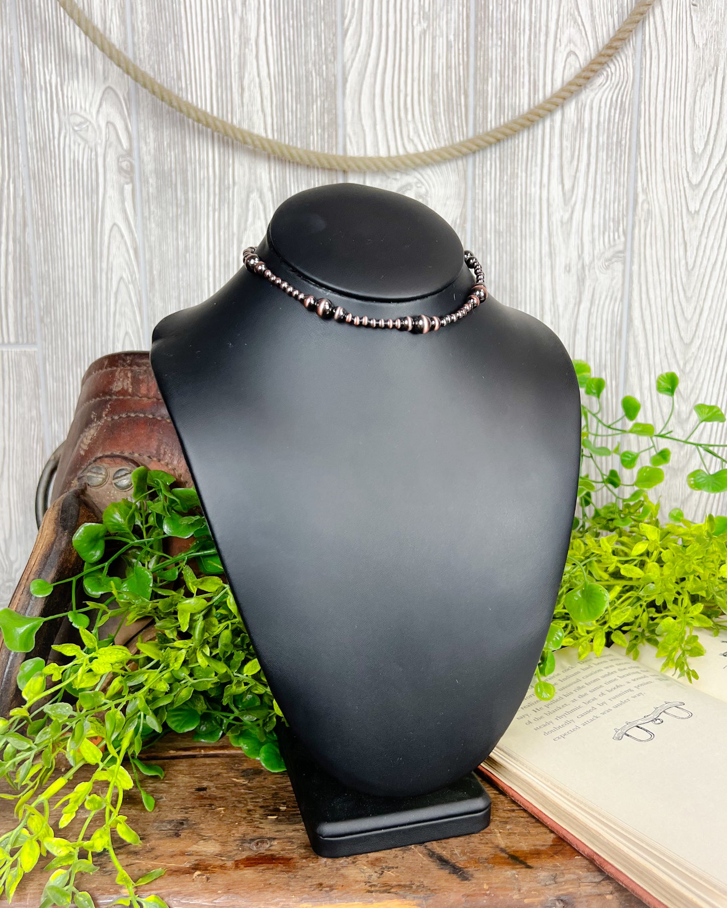 Bad Habits Choker Necklace - Bronze