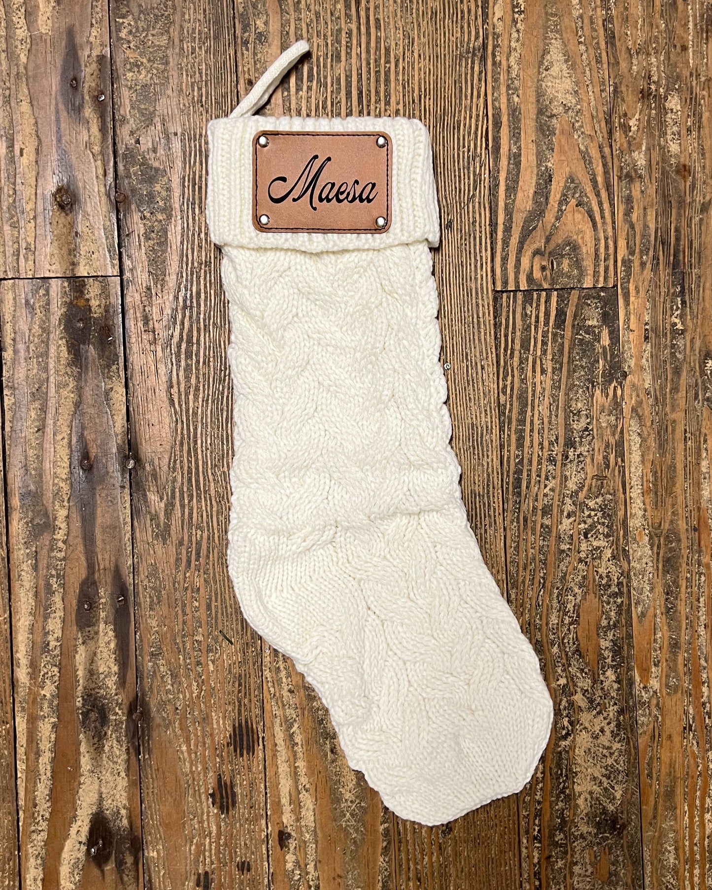 Custom Patch Christmas Stocking