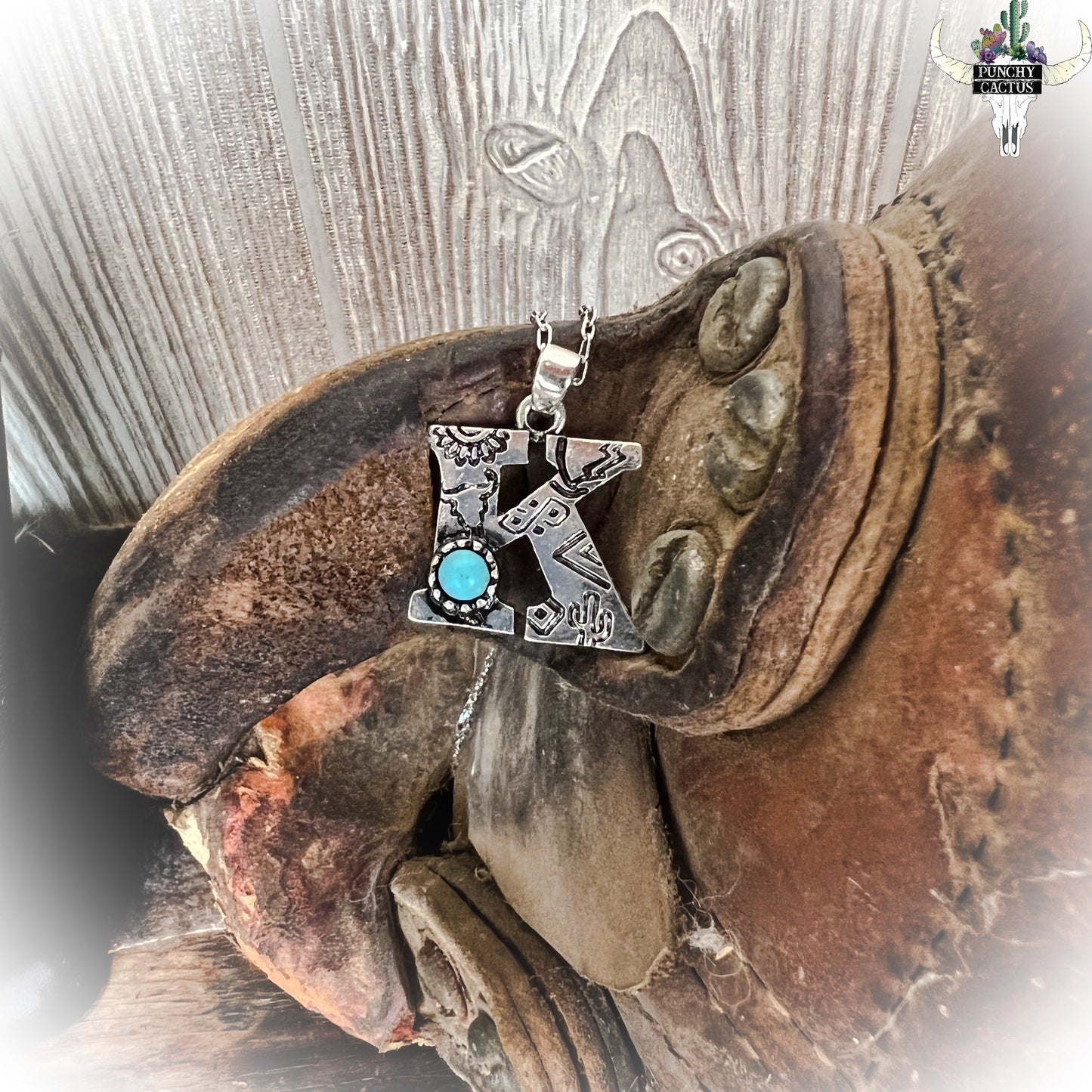 Western Initial Necklace