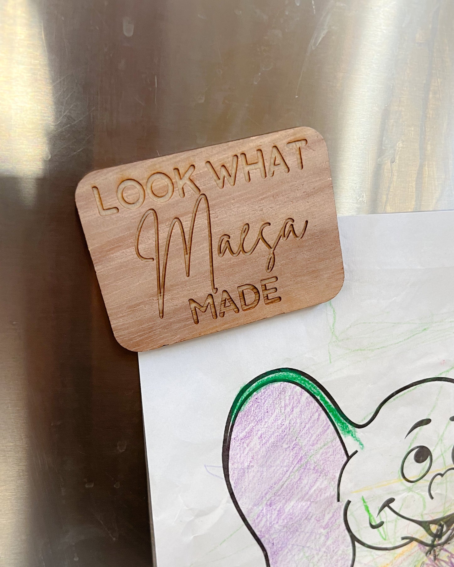 Customized Look What I Made Magnet