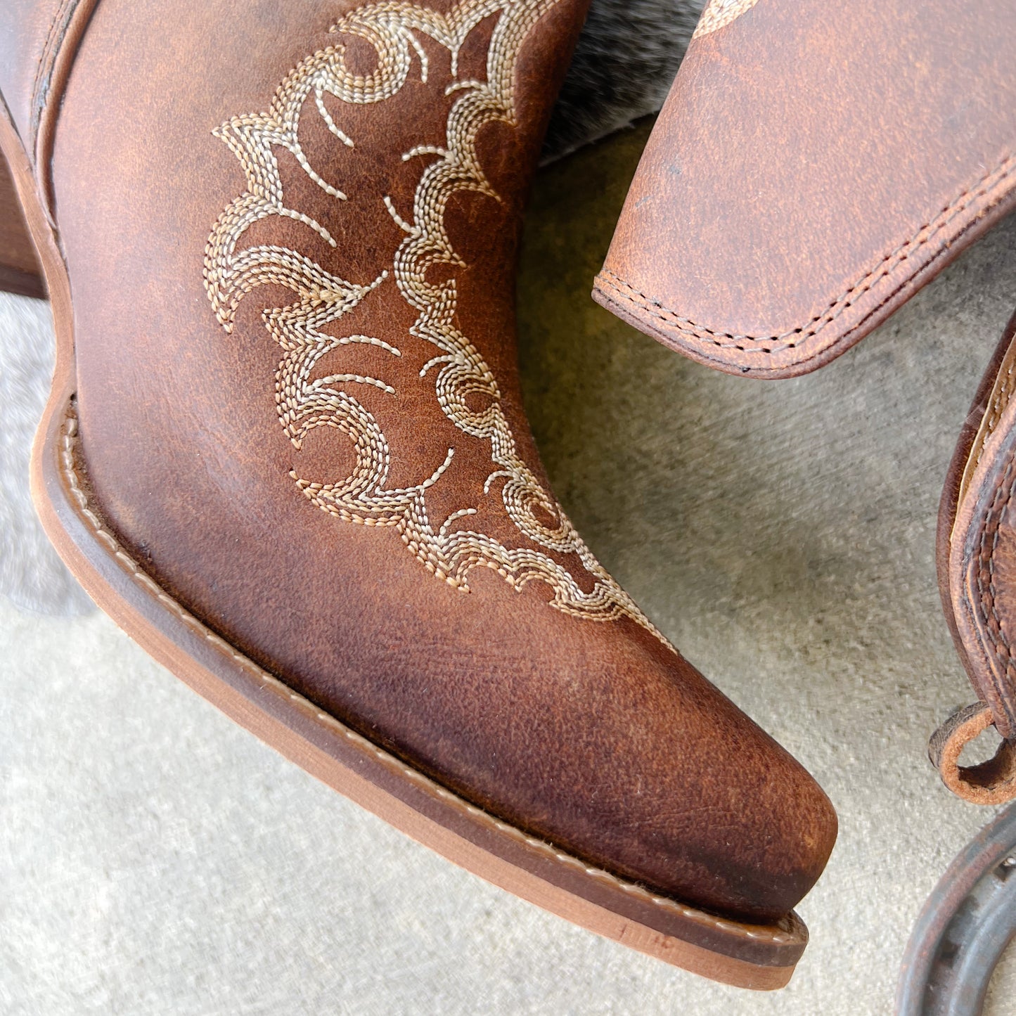 Willow Leather Booties