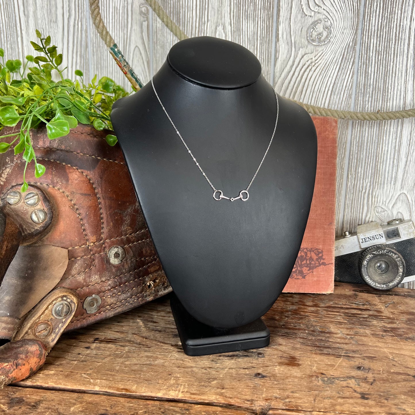 Western Sterling Silver Bit Necklace
