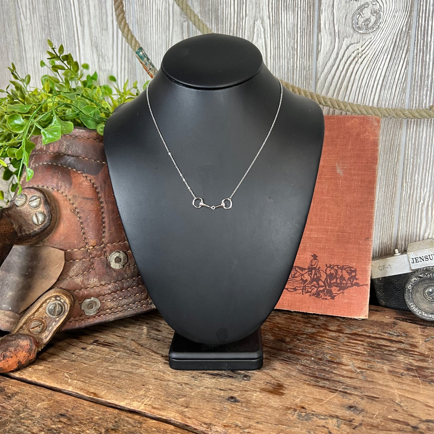 Western Sterling Silver Bit Necklace