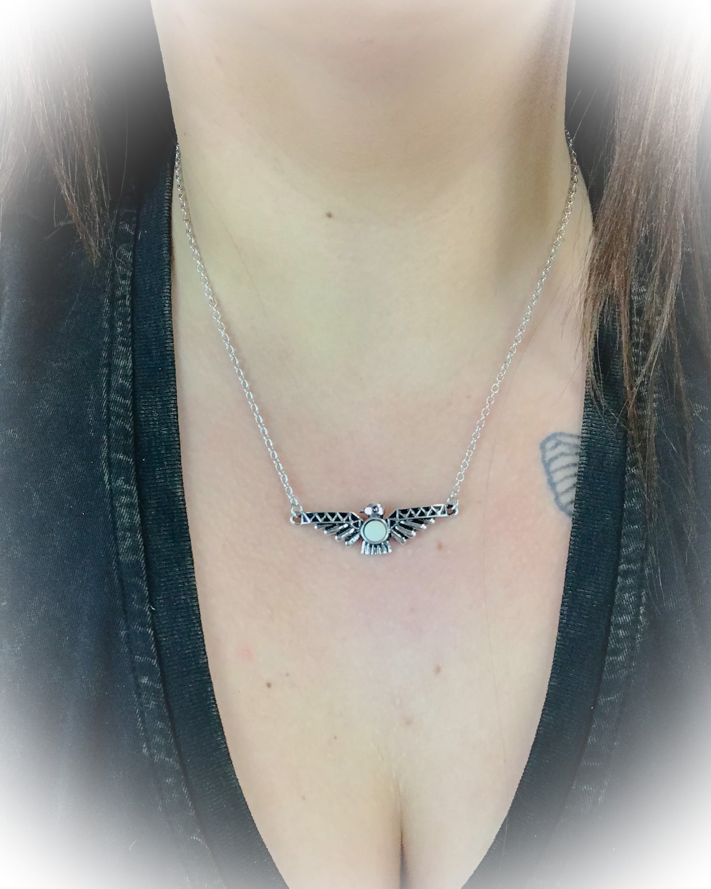 Thunderbird Necklace - White