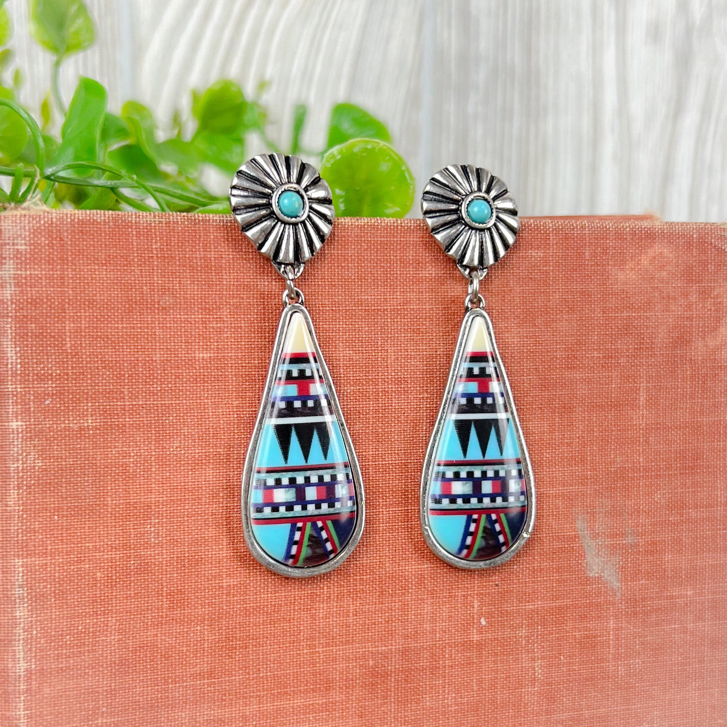 Have It Western Printed Earrings