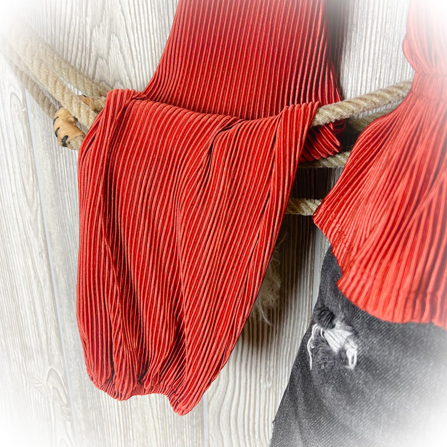 Rusty Fall Western V-Neck Blouse