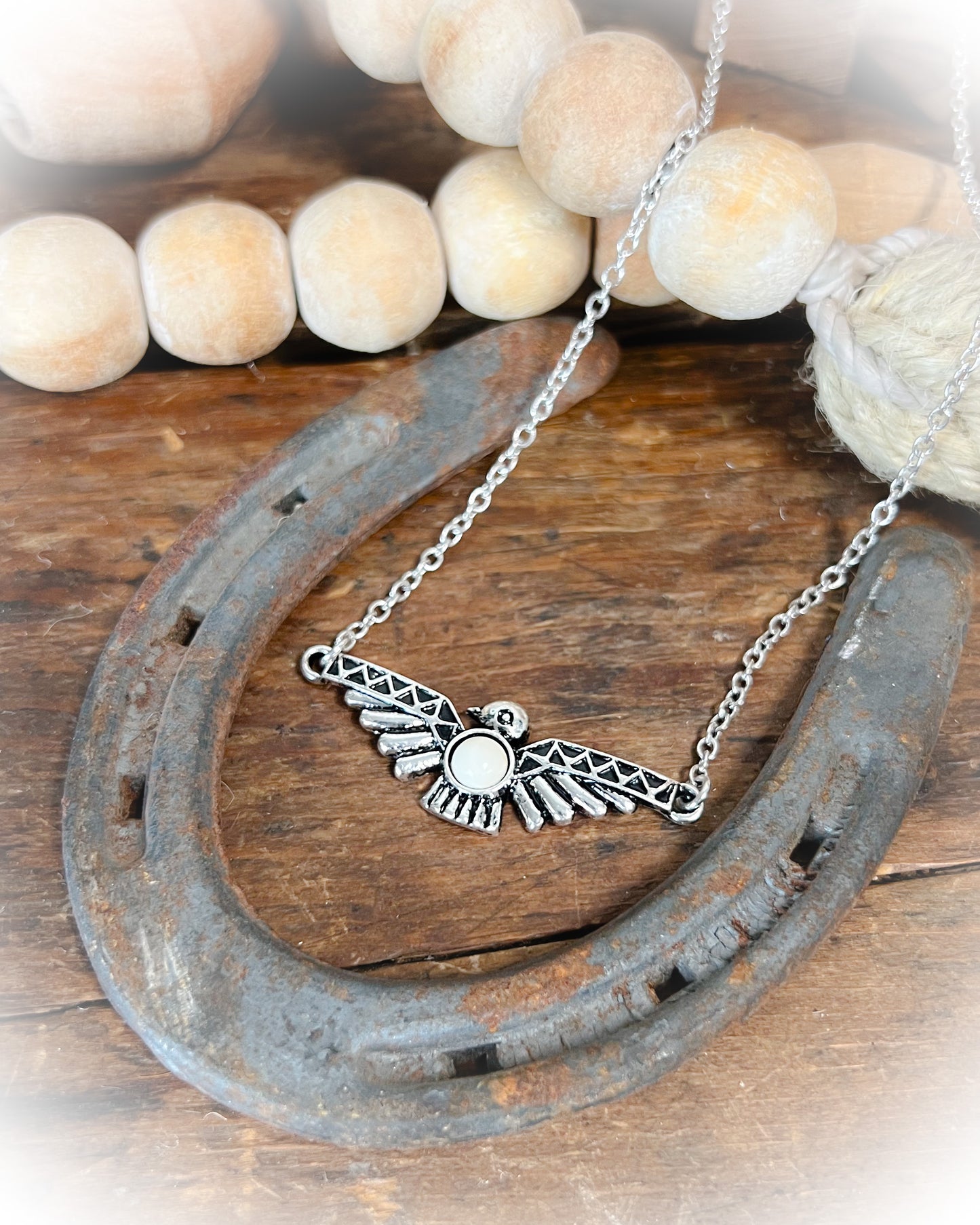 Thunderbird Necklace - White