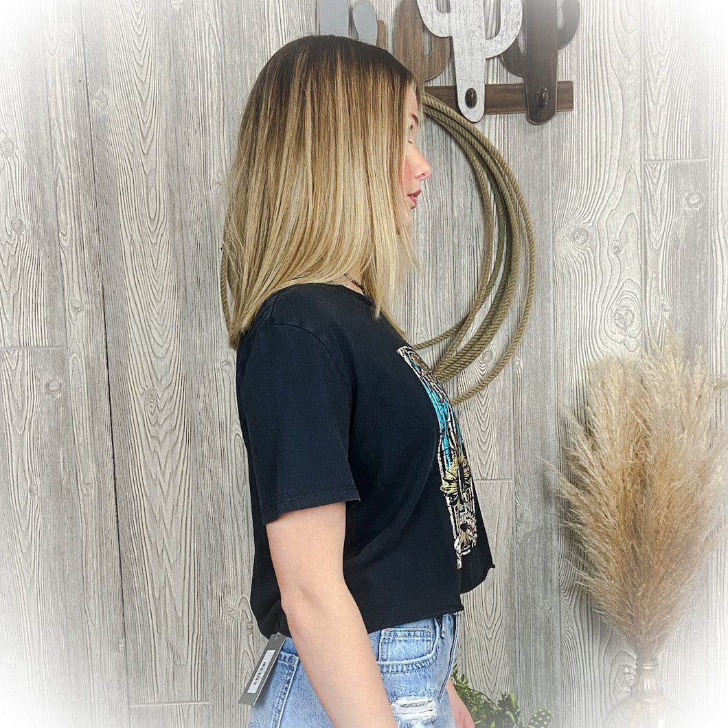 Rambler Tour - Cropped Graphic Tee