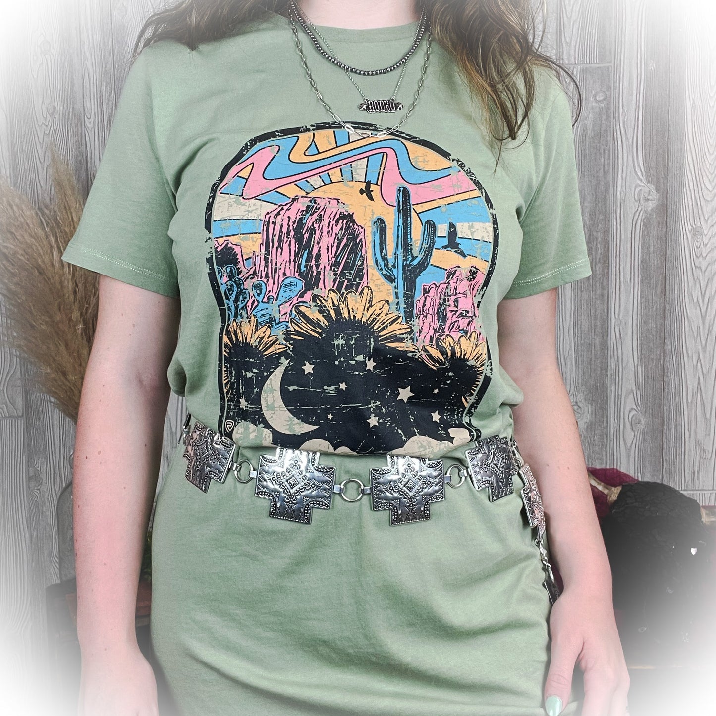 Mossy Desert - T-Shirt Dress