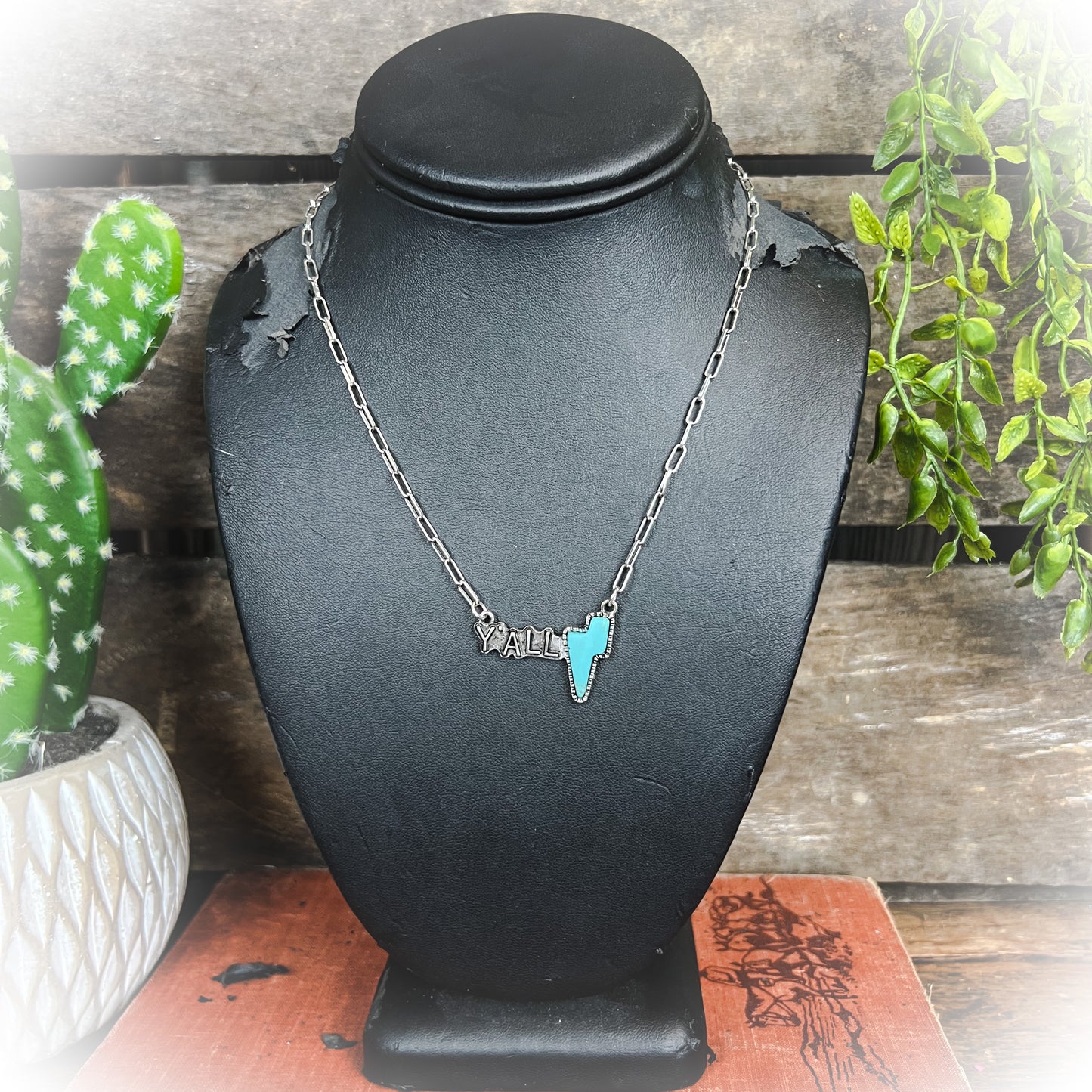 Y'All Necklace & Earring Set