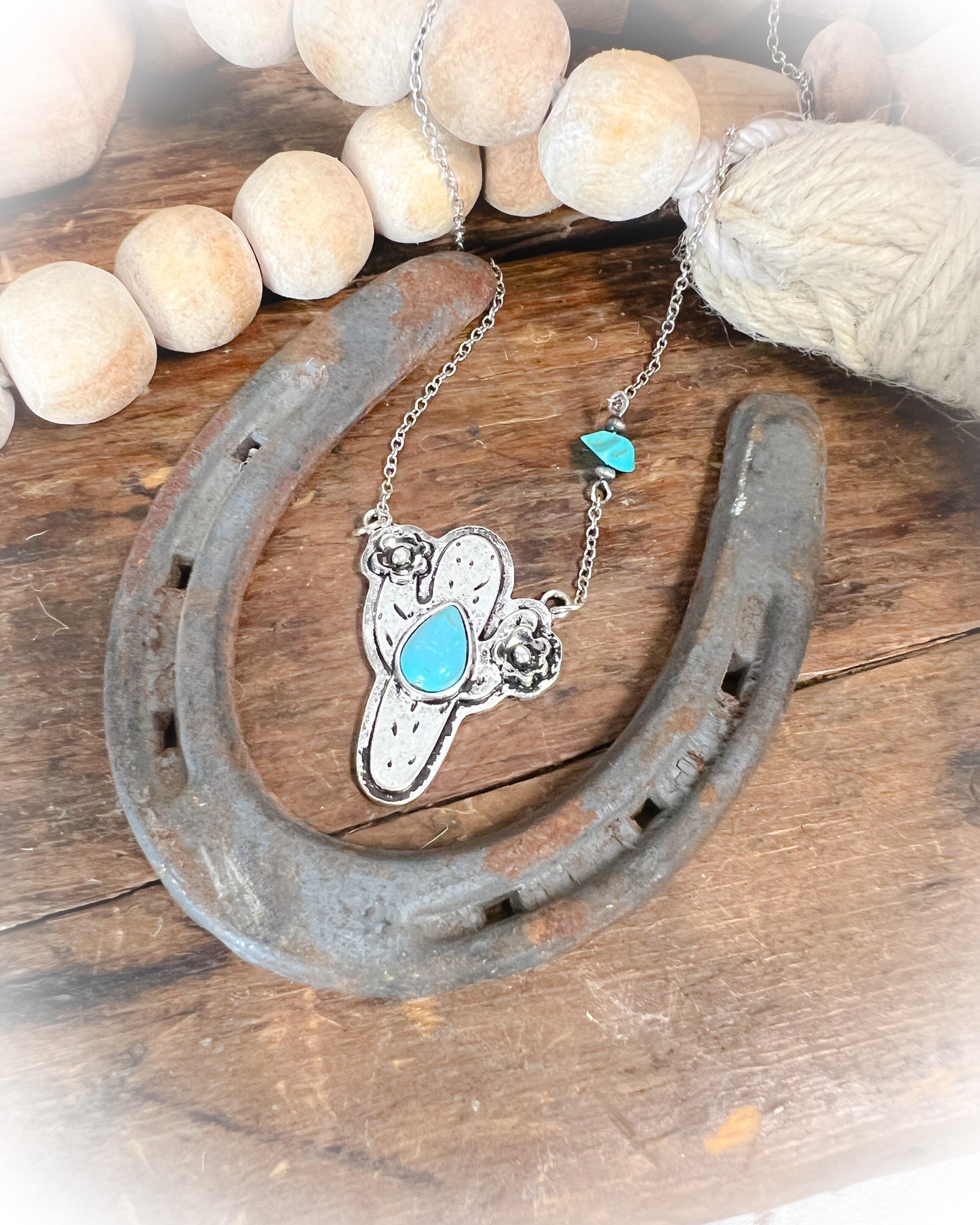 Western Cactus Necklace