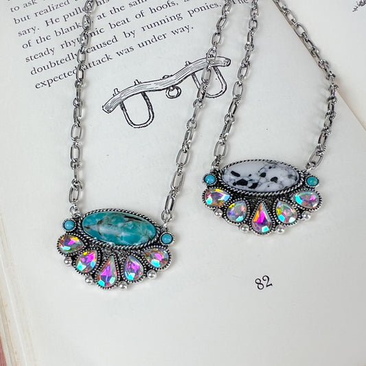 See You Western Necklace - Turquoise