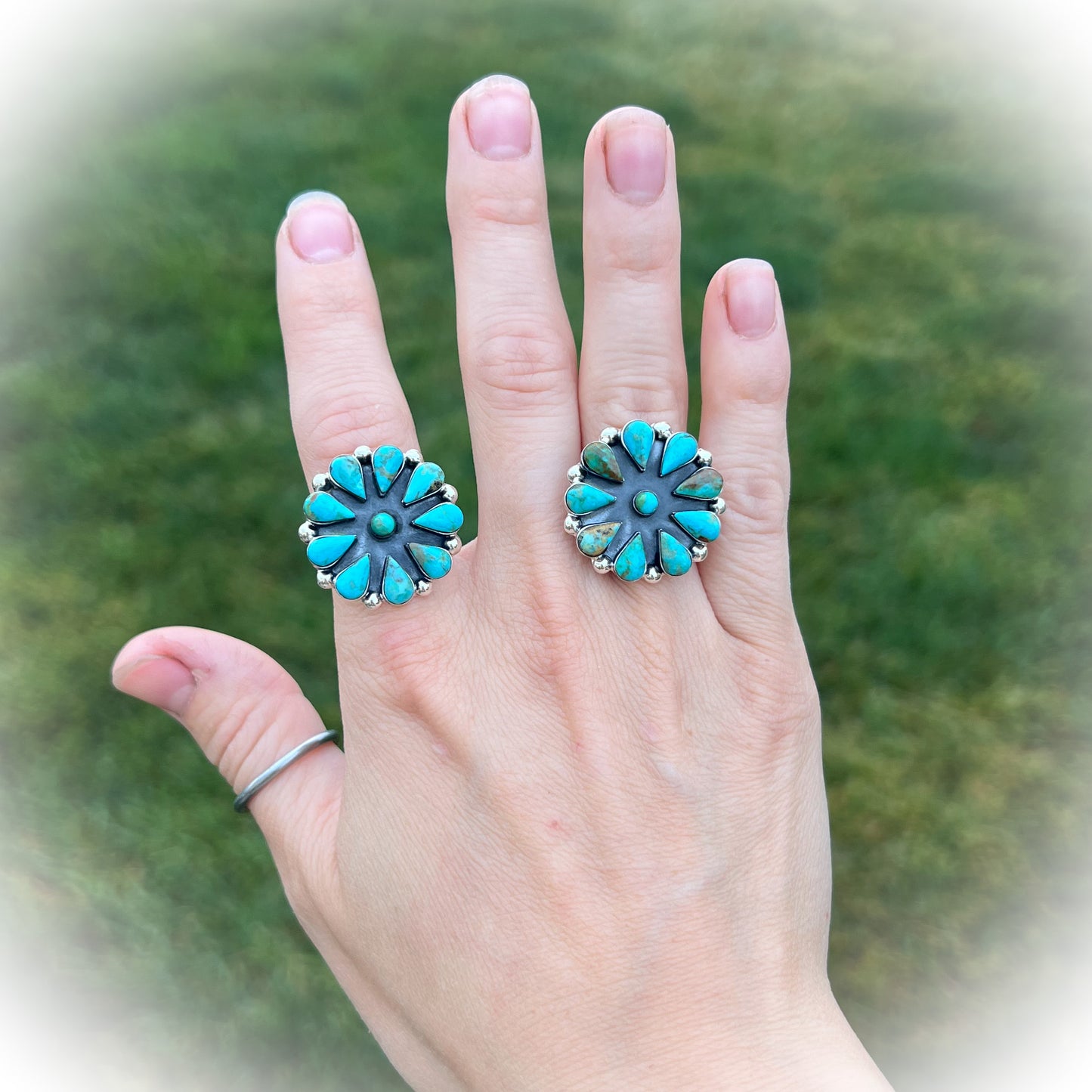 Betty Jo Sterling Silver & Authentic Turquoise Ring