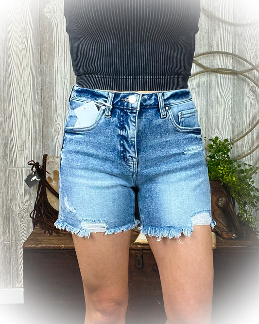 Emma - Tummy Control Risen Shorts - Loose Fit