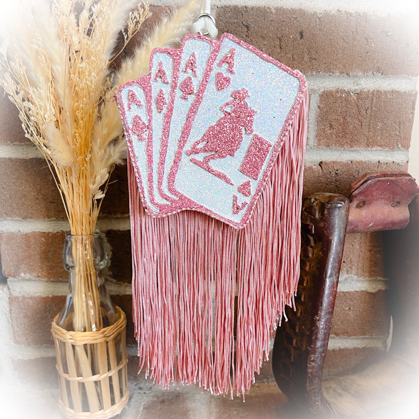 Barrel Racer Playing Cards Car Freshie - Multiple Colors & Scents