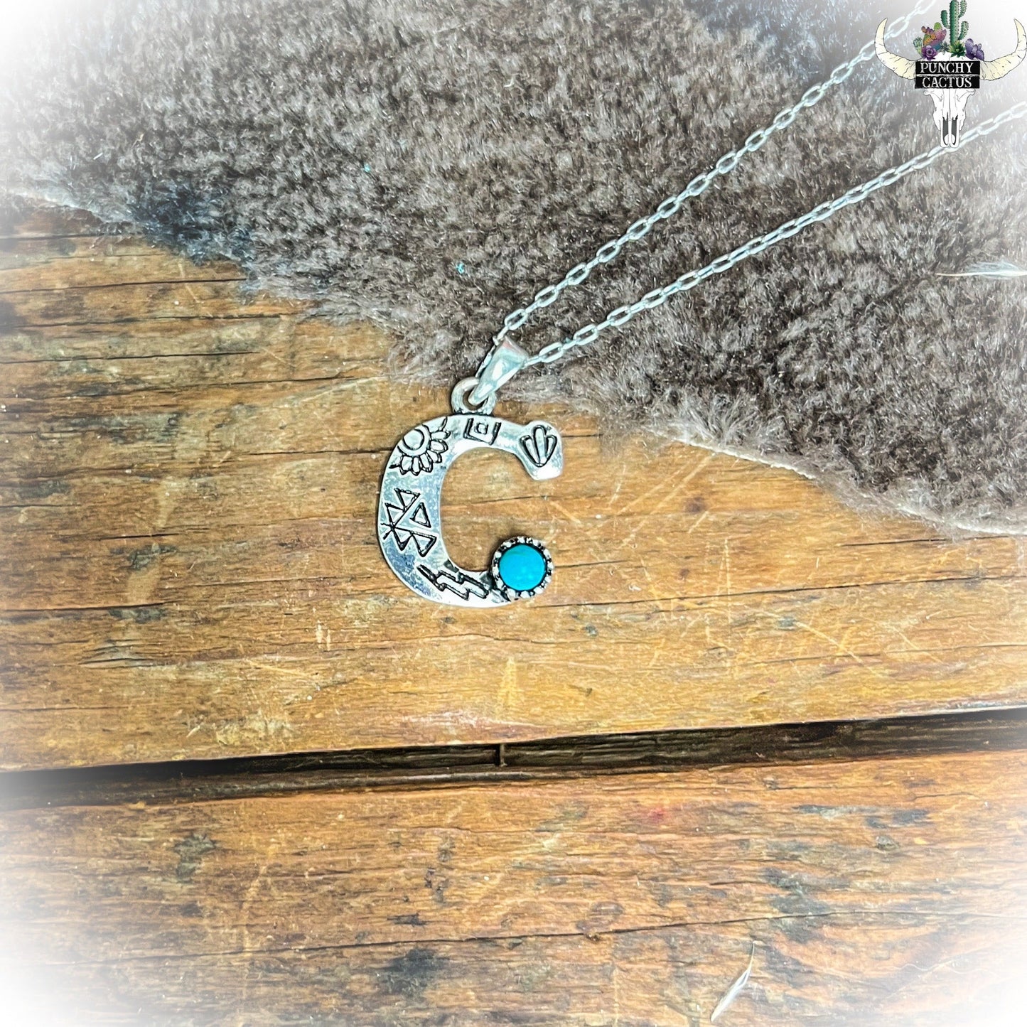 Western Initial Necklace