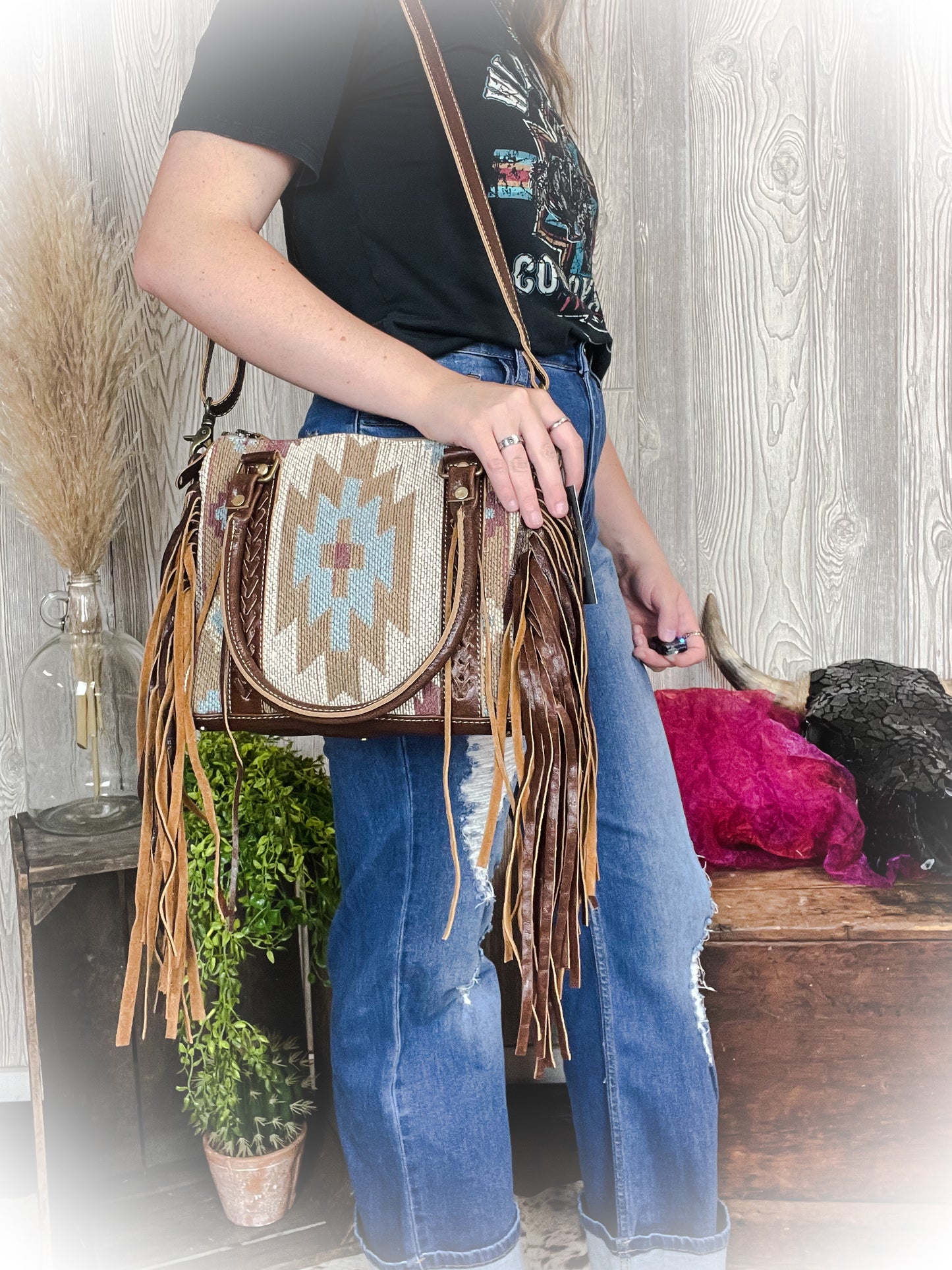 Blue Rays Concealed Carry Purse