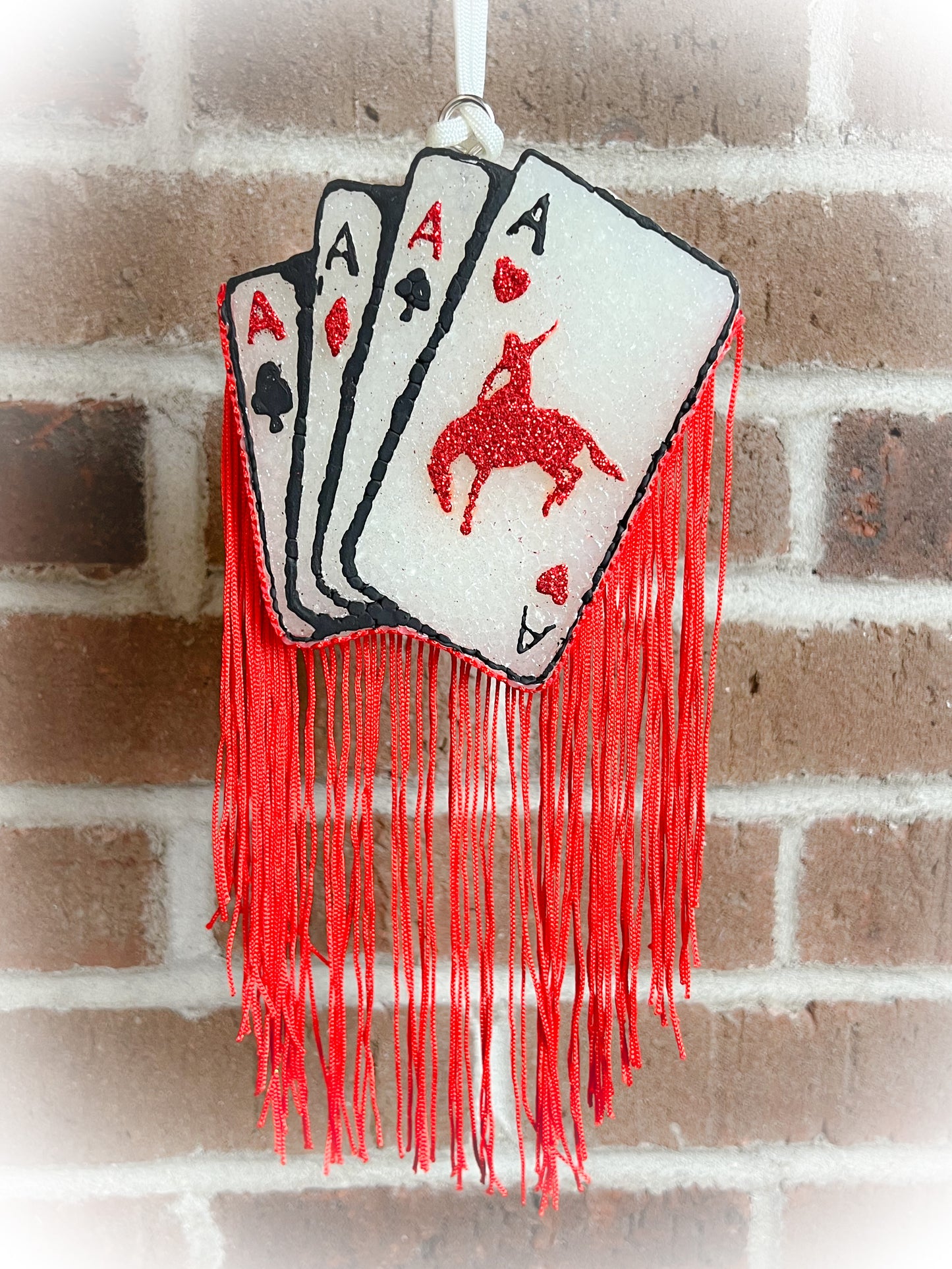 Bucking Horse Playing Cards Car Freshie - Multiple Colors & Scents
