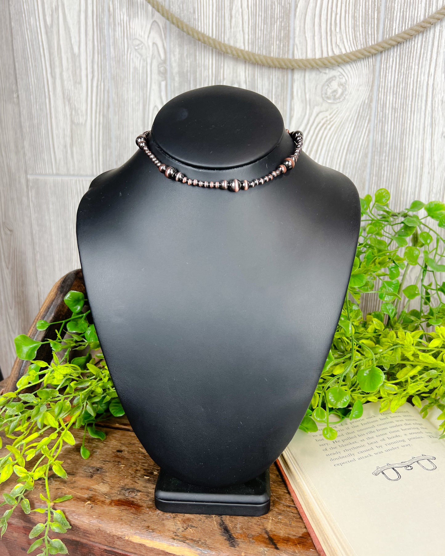Bad Habits Choker Necklace - Bronze