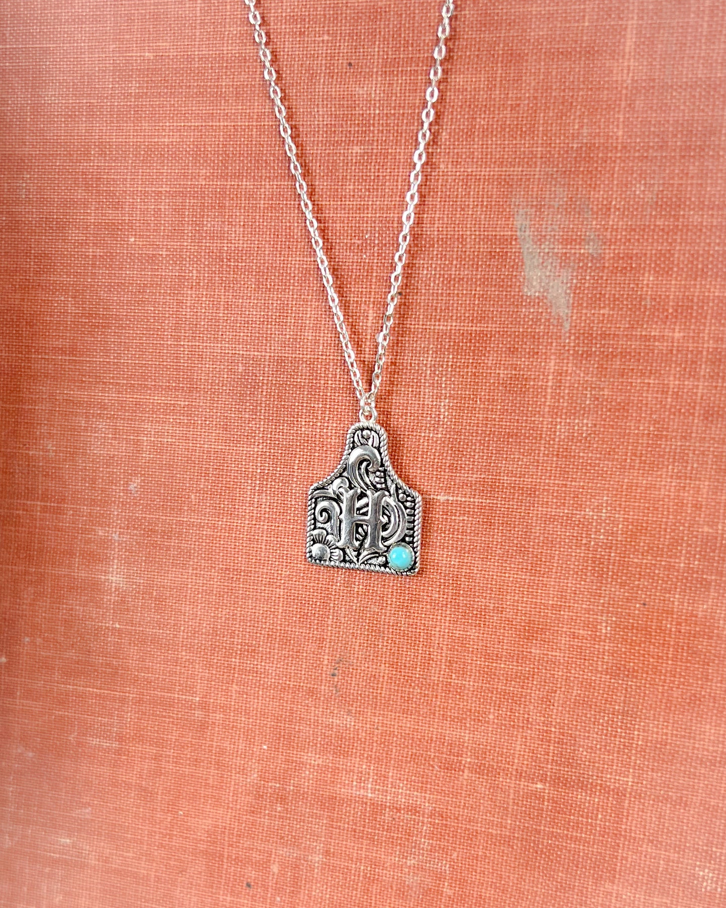 Initial Western Necklace