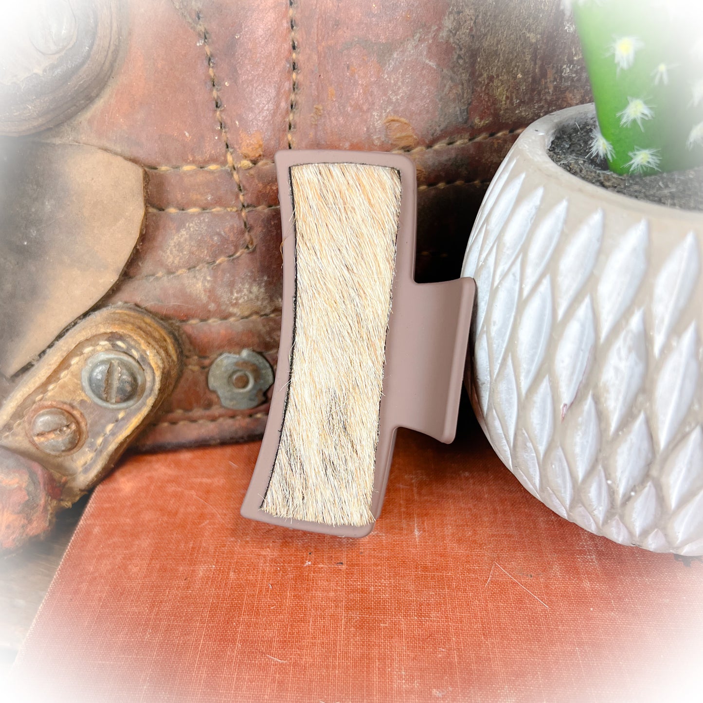 Cowhide Claw Clips