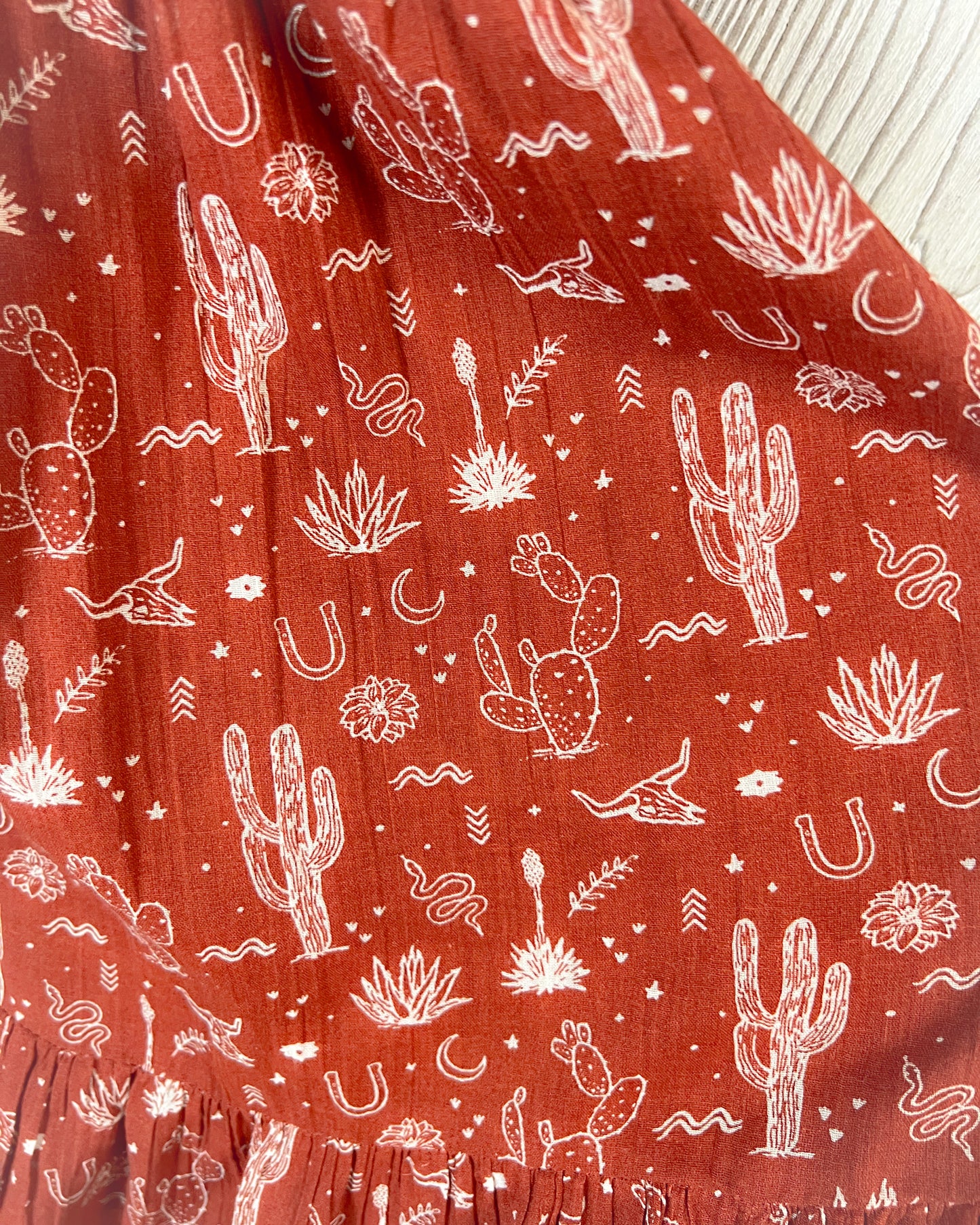 Rust in the Wind Desert Mini Dress