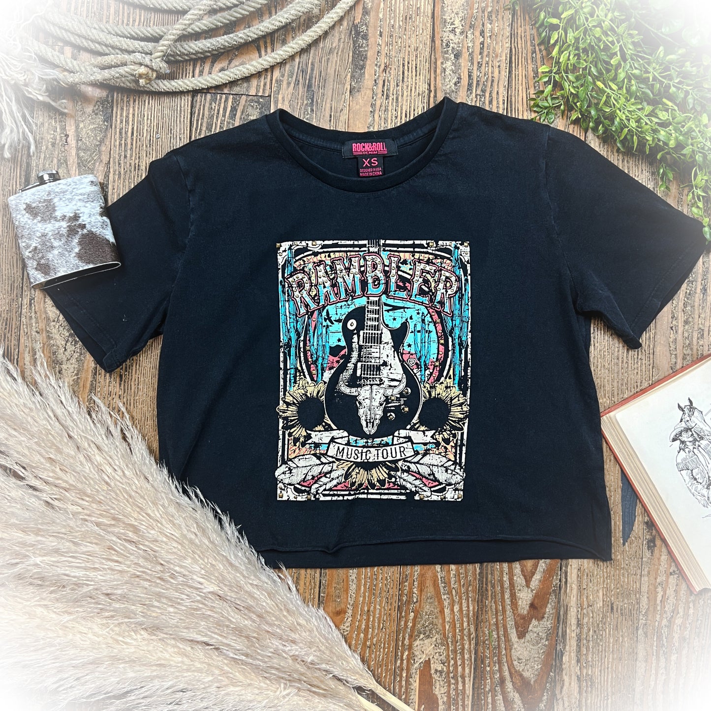 Rambler Tour - Cropped Graphic Tee