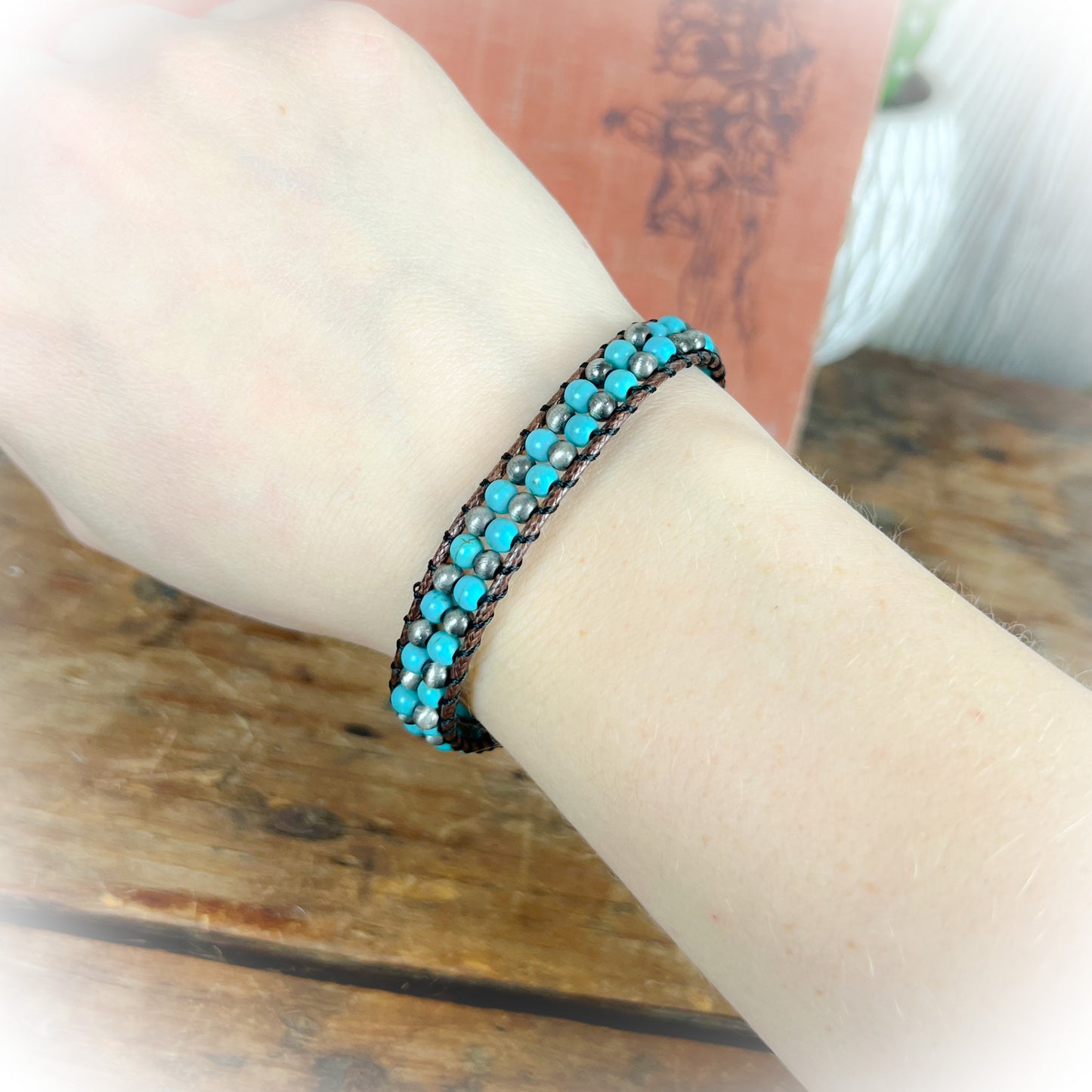 Western Bead Braided Bracelet