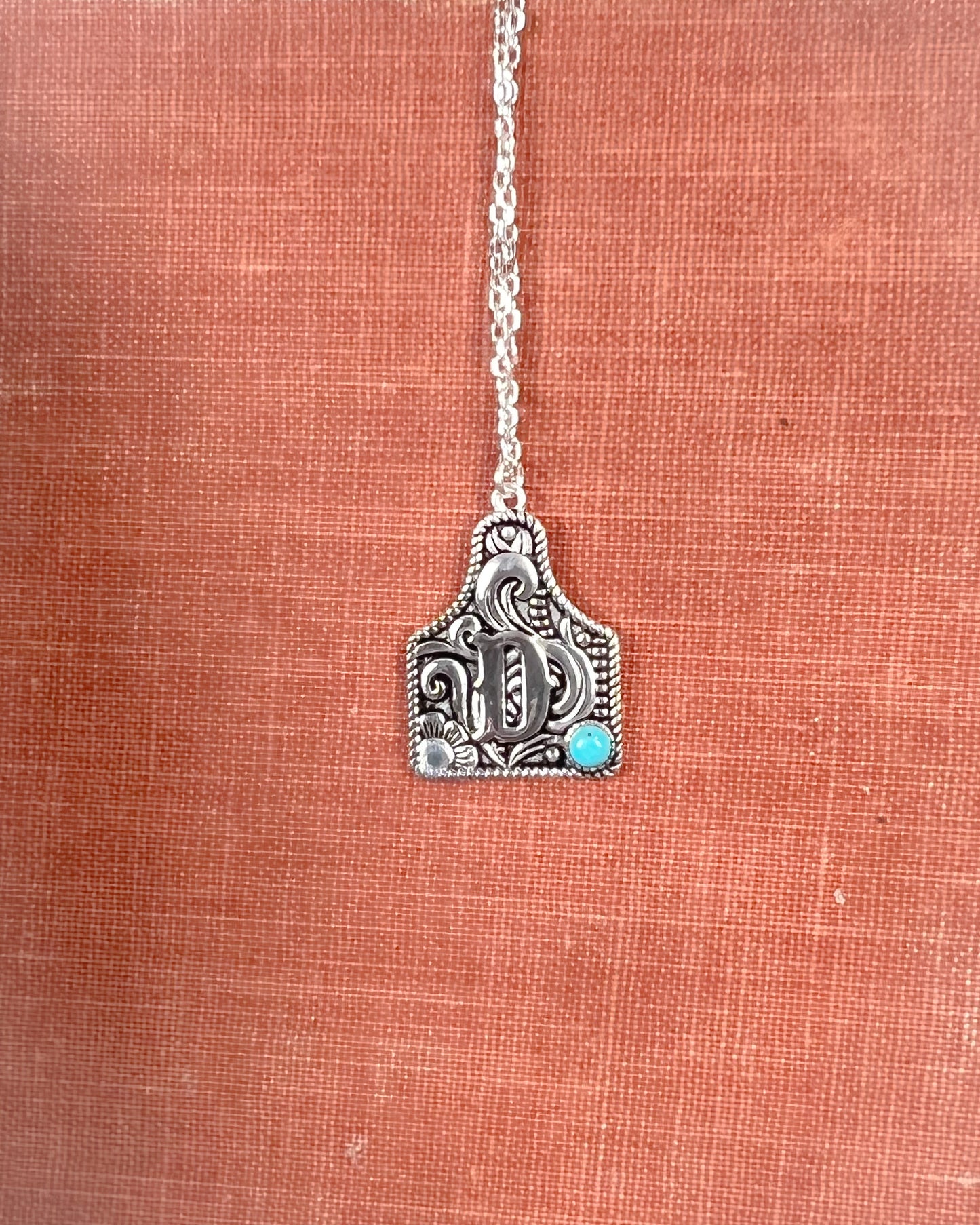 Initial Western Necklace