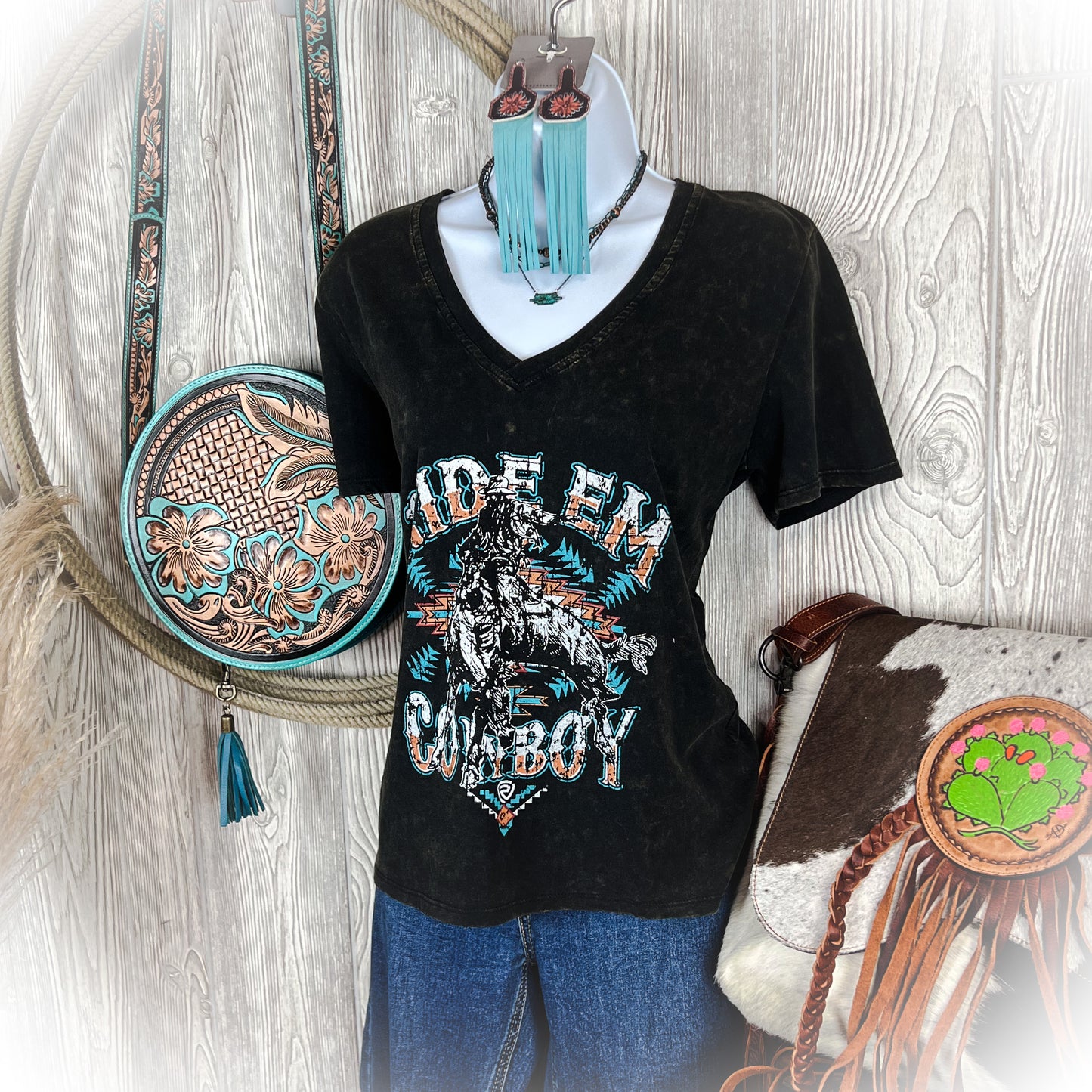 Ride Em Cowboy - Graphic Tee