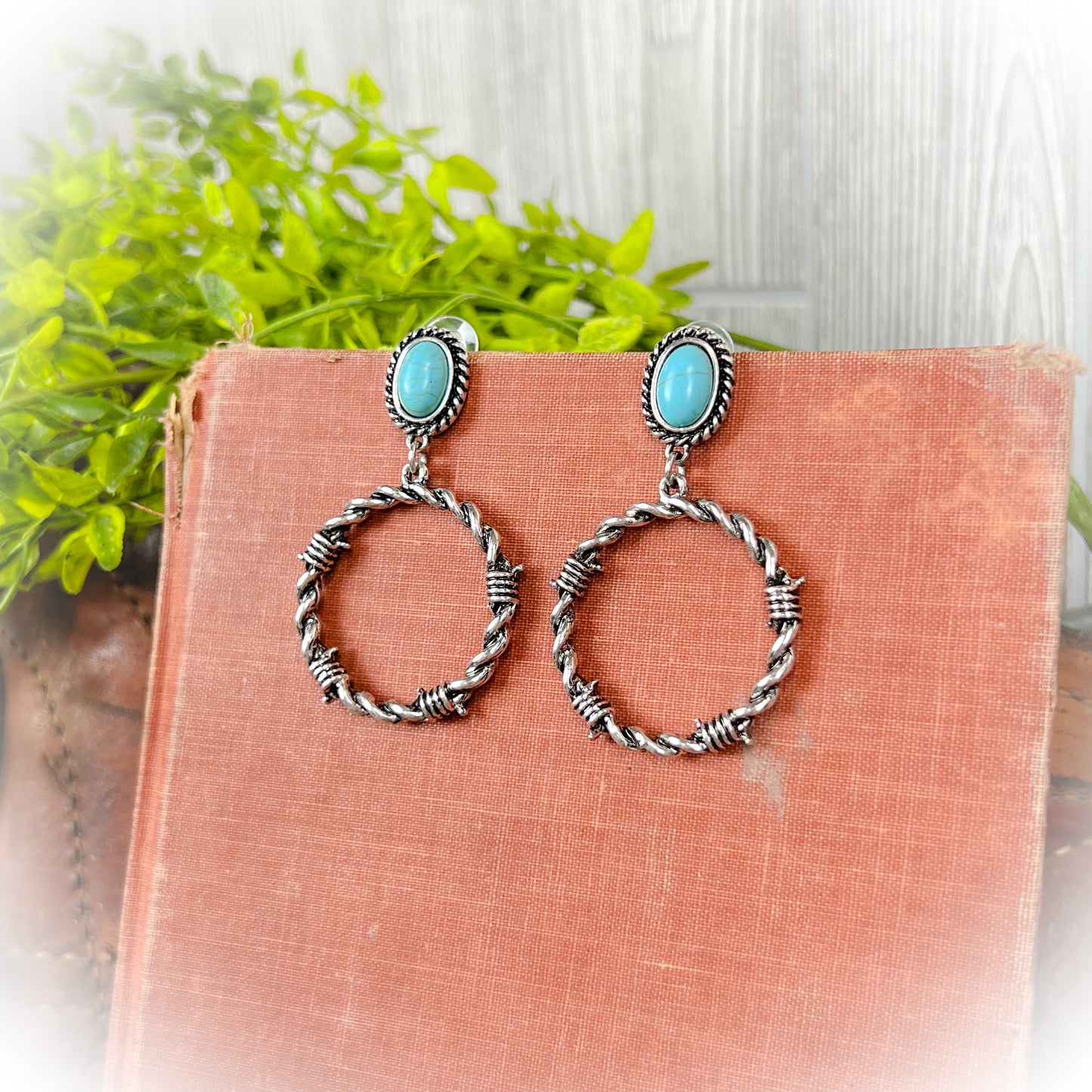 All Around Barbed Wire Earrings