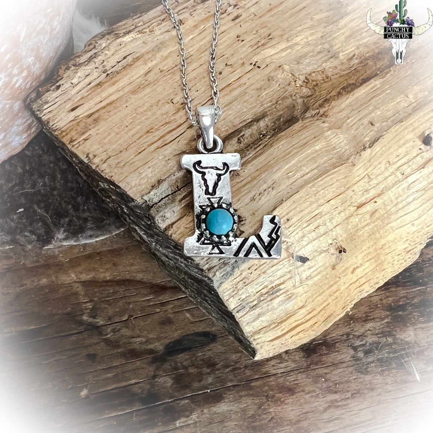 Western Initial Necklace