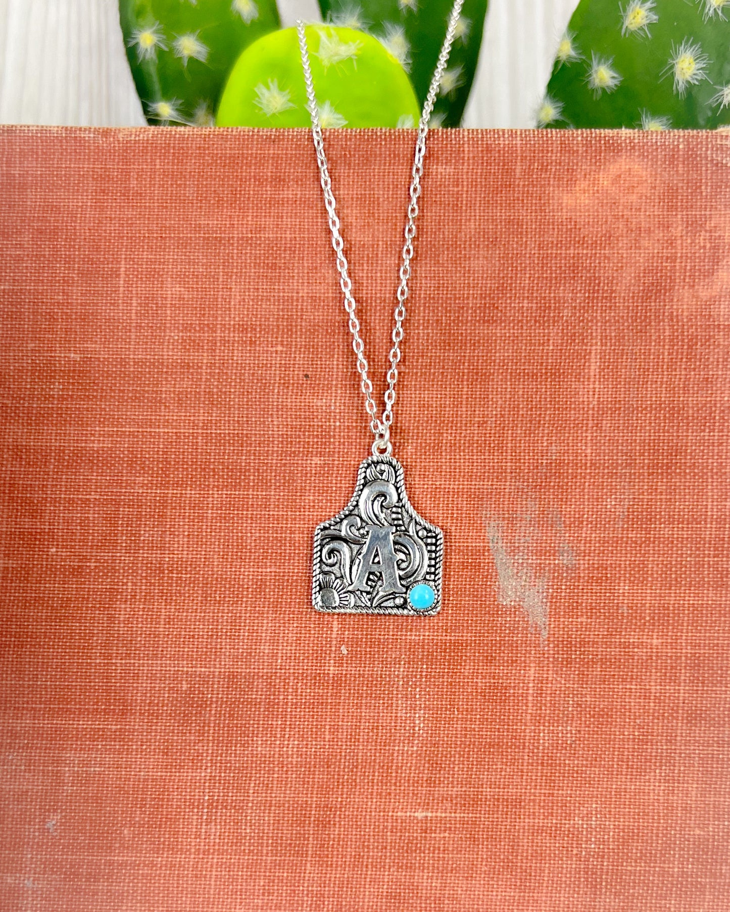 Initial Western Necklace