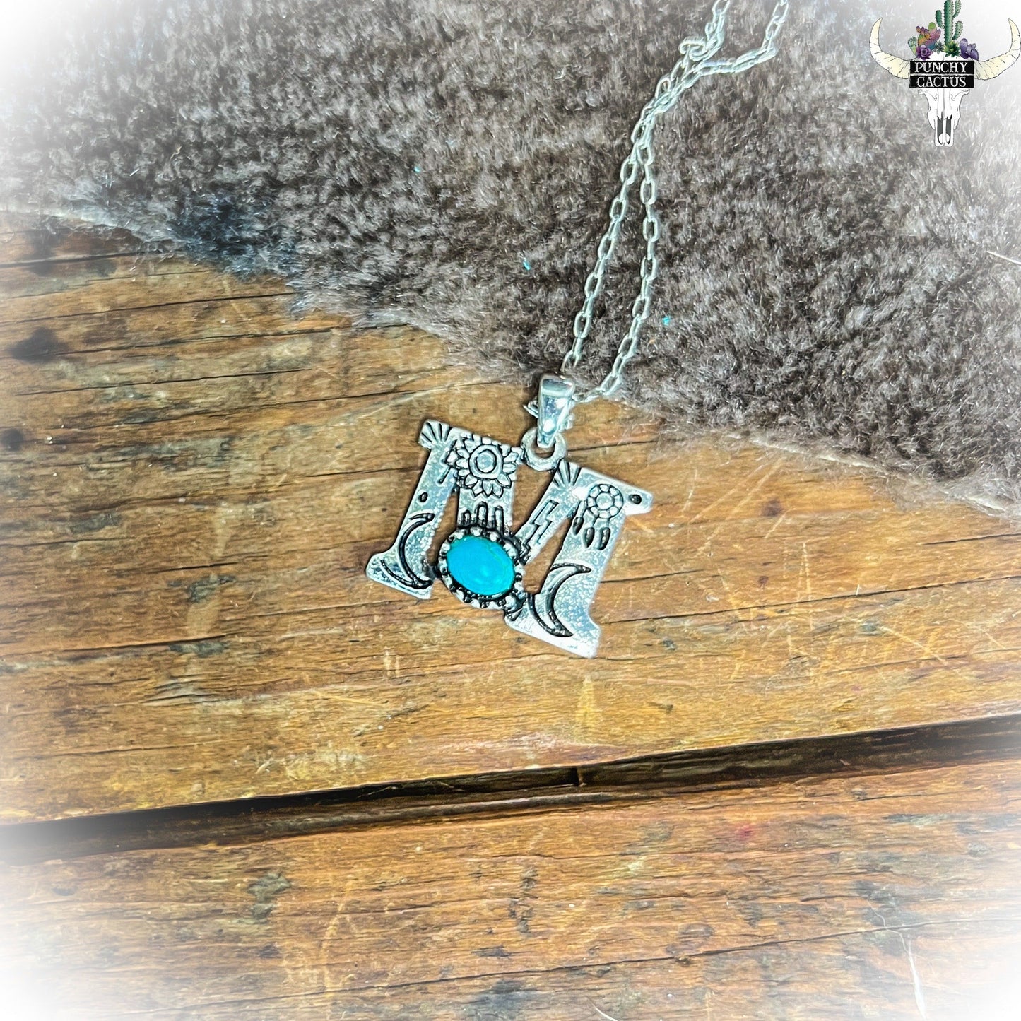 Western Initial Necklace
