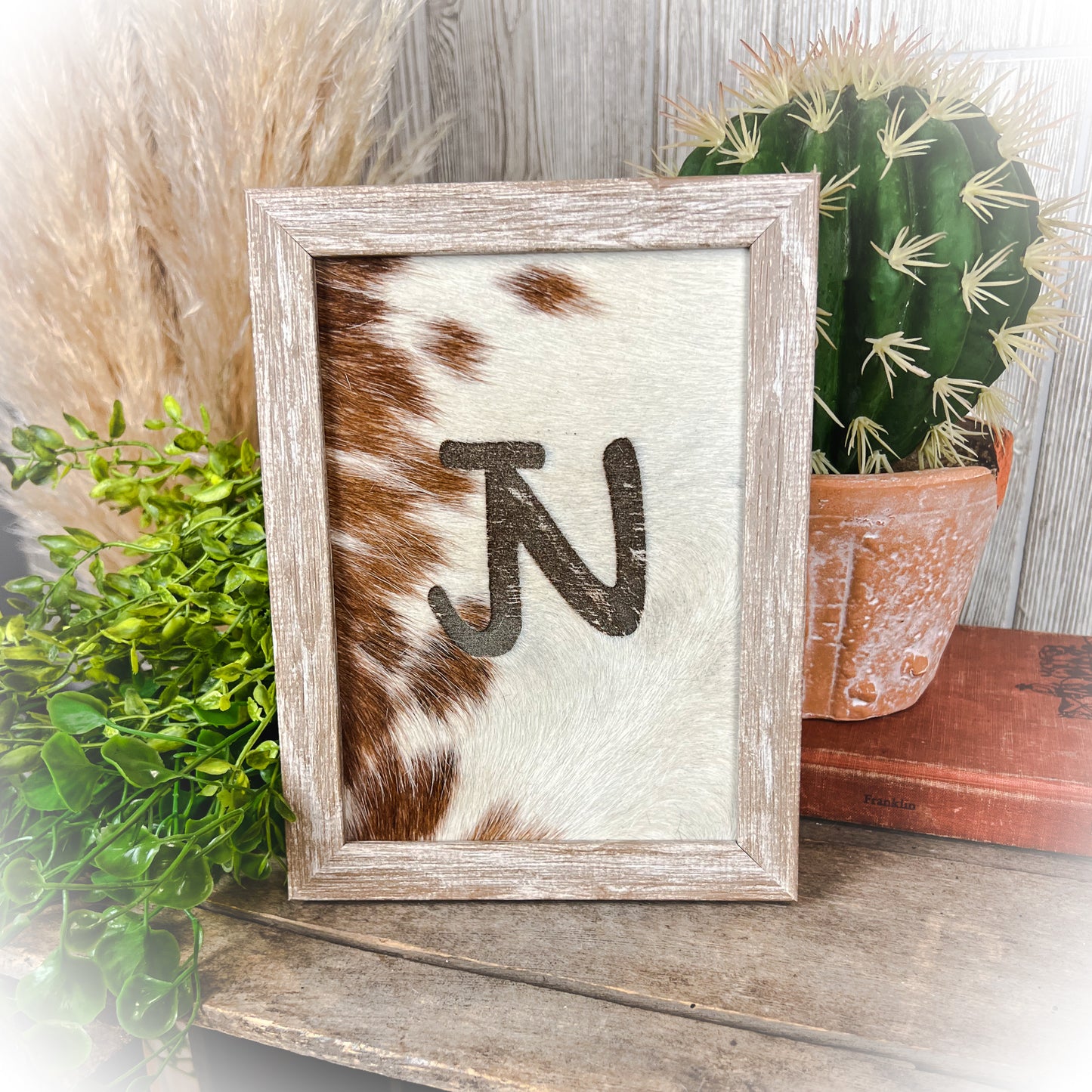 z-Custom Branded Cowhide Photo
