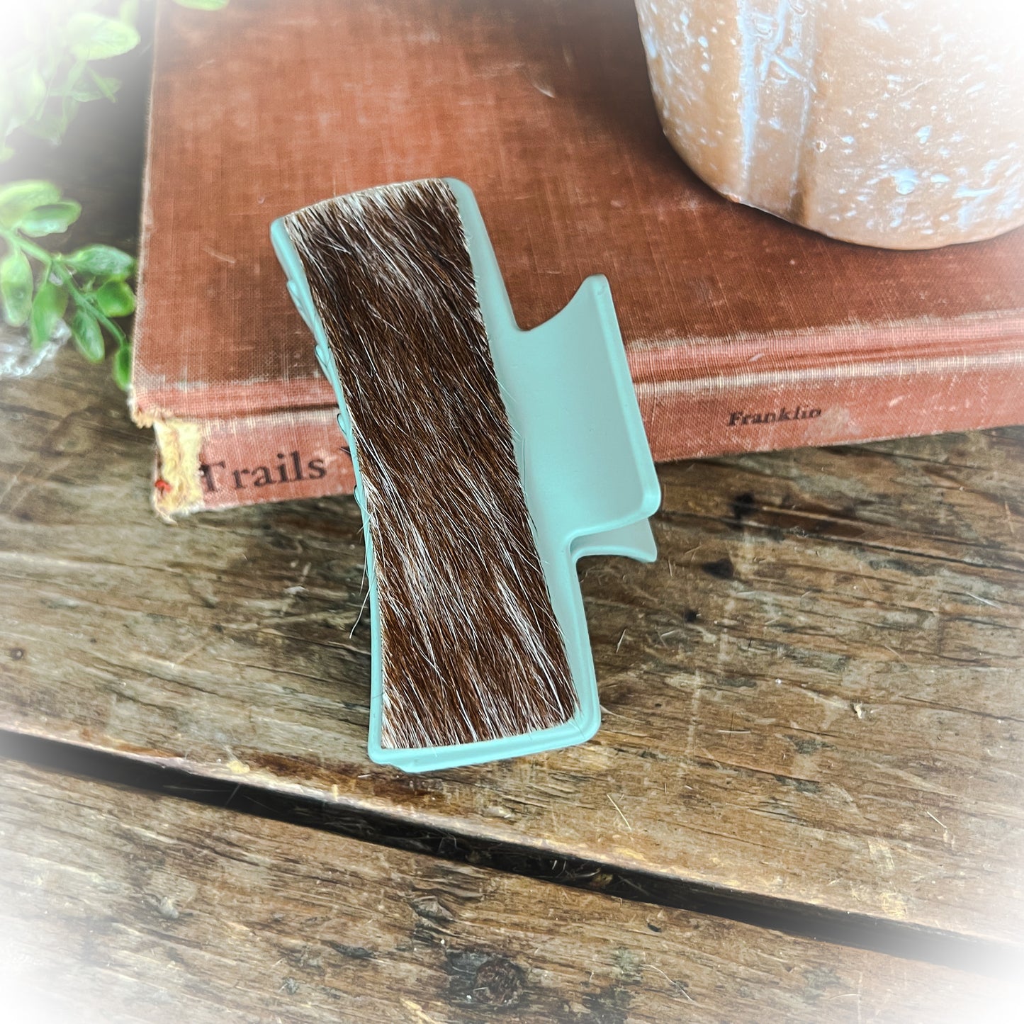 Cowhide Claw Clips