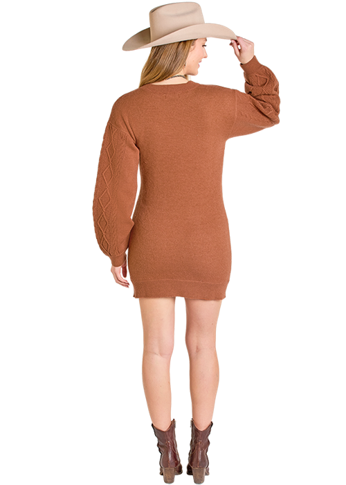 Ranchers Wife Western Knit Sweater Dress