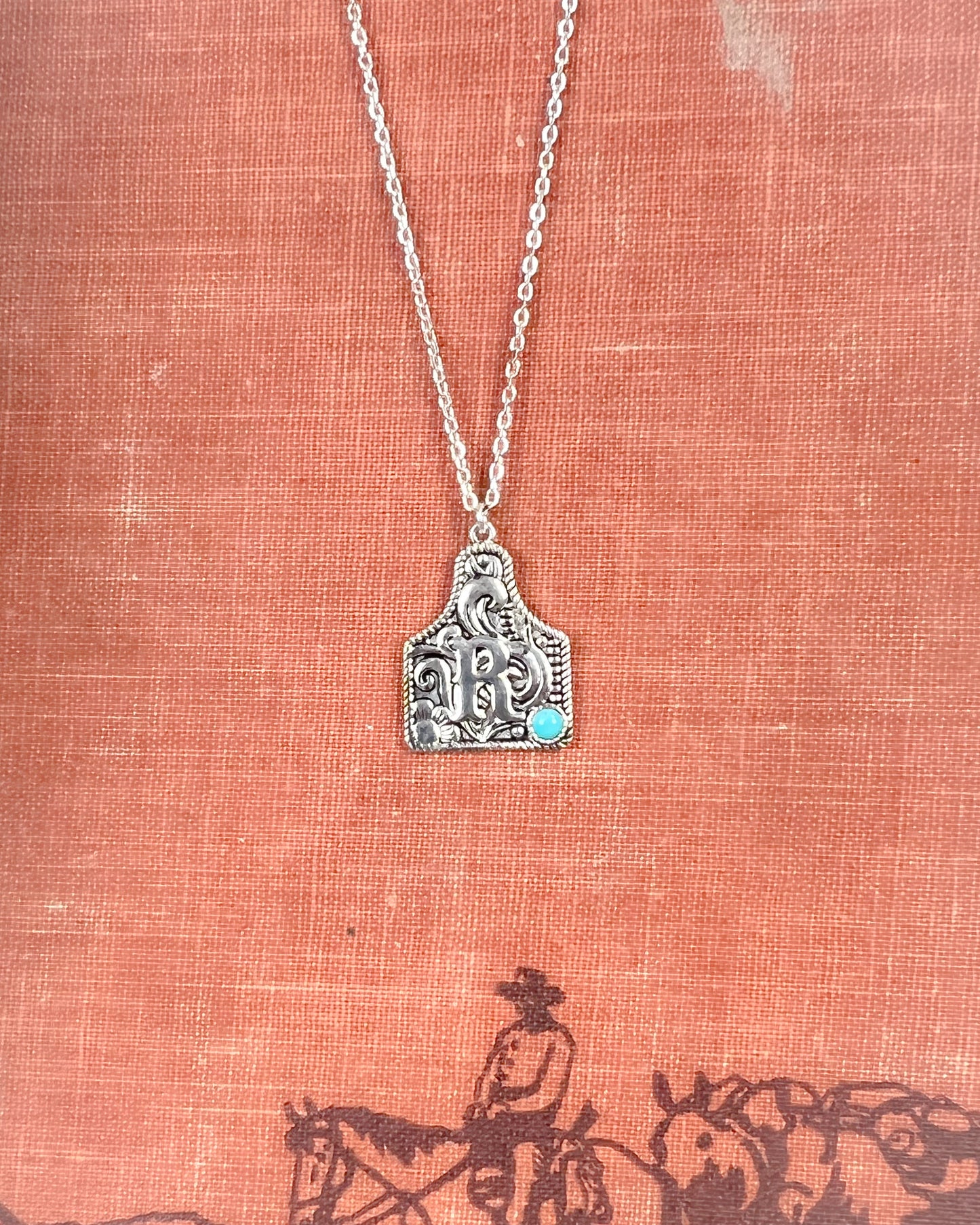 Initial Western Necklace