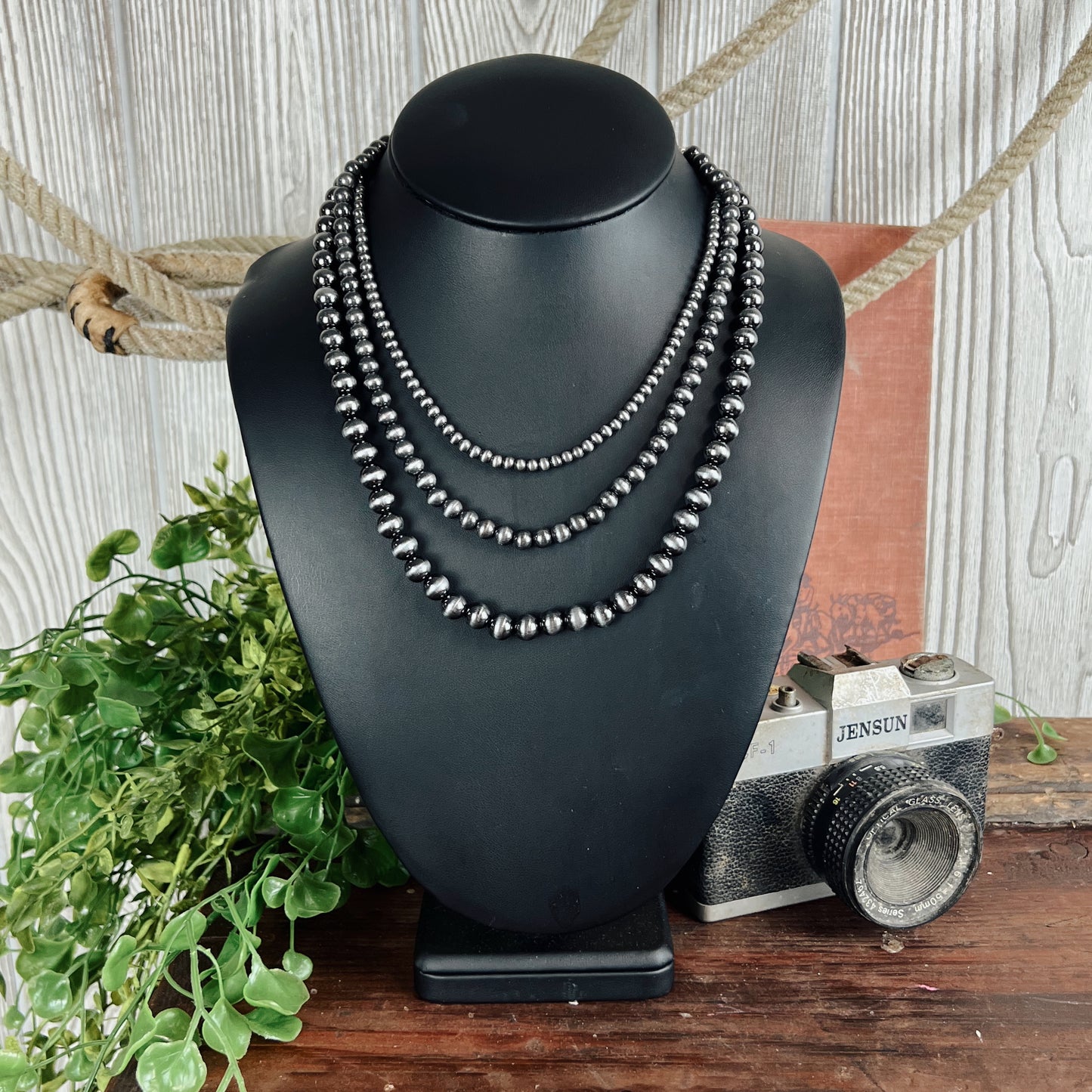 Hootin' Navajo Style 3 Layered Necklace