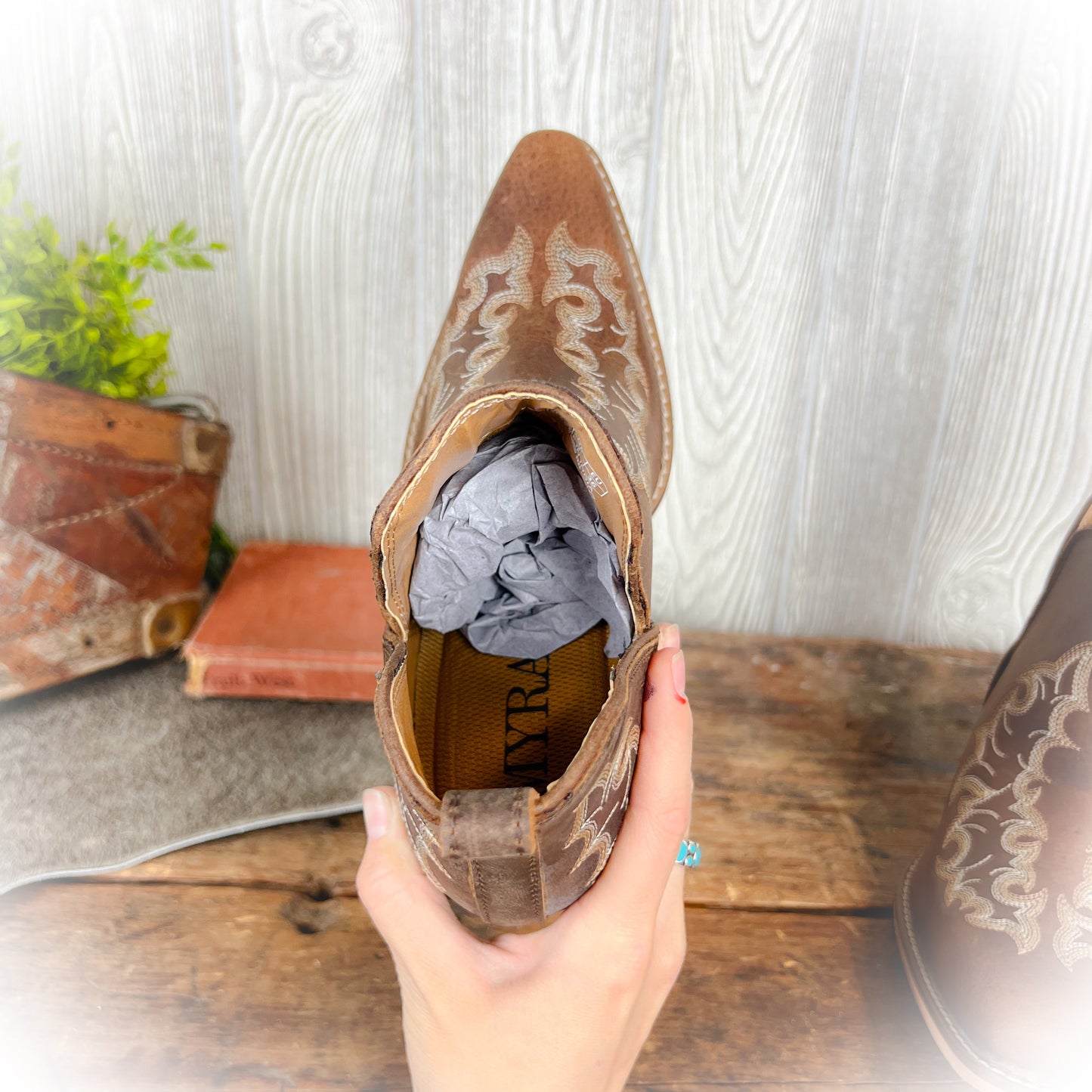 Willow Leather Booties
